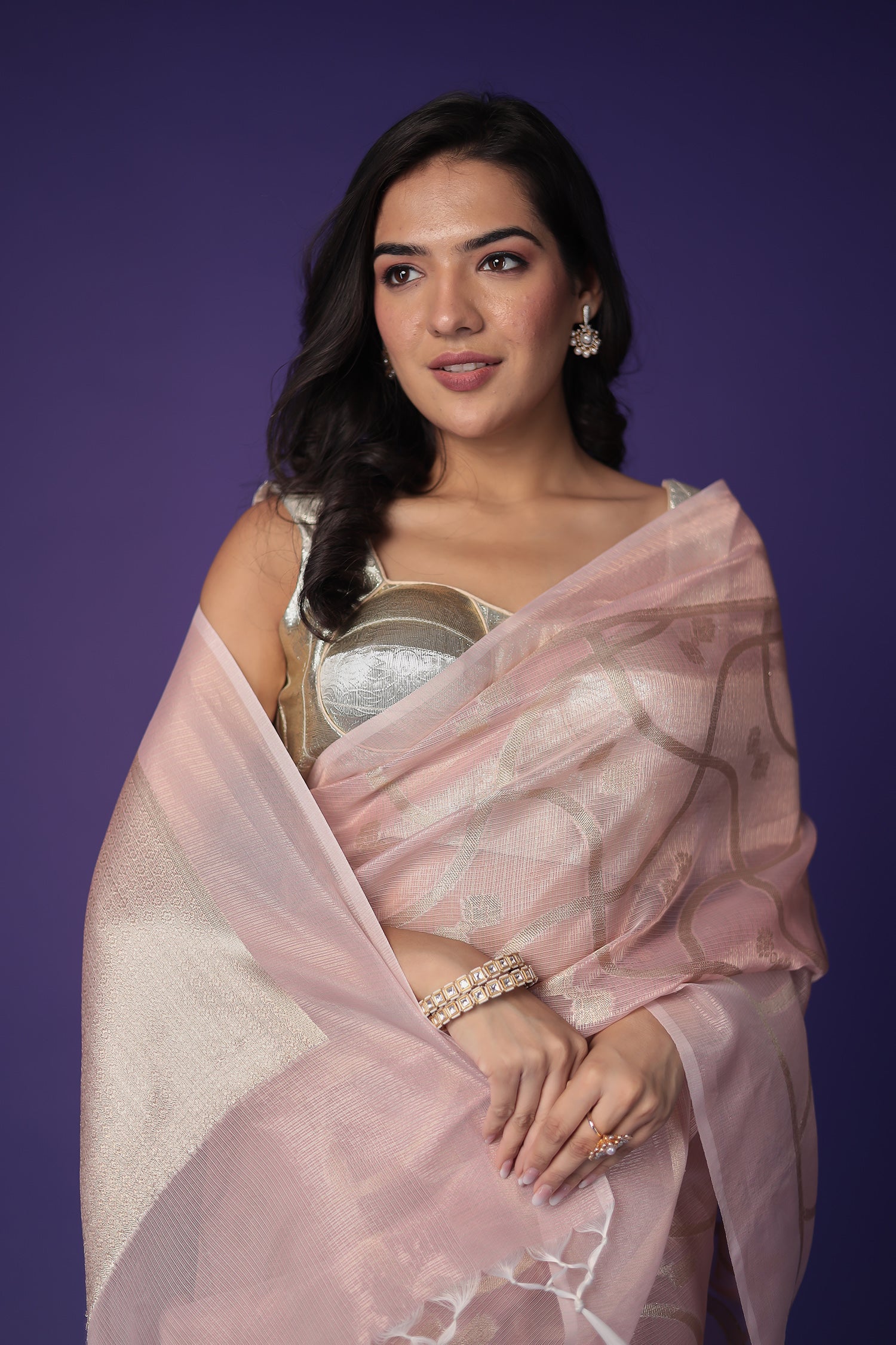 Banarasi Hand Woven Tissue Saree