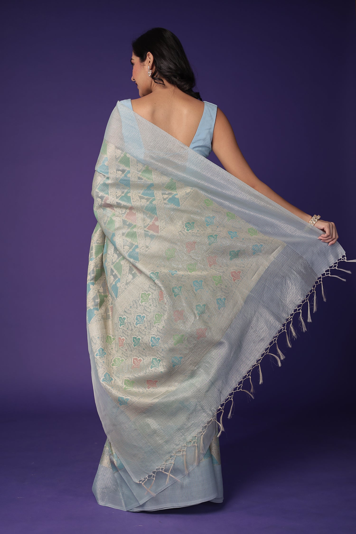Banarasi Hand Woven Tissue Saree