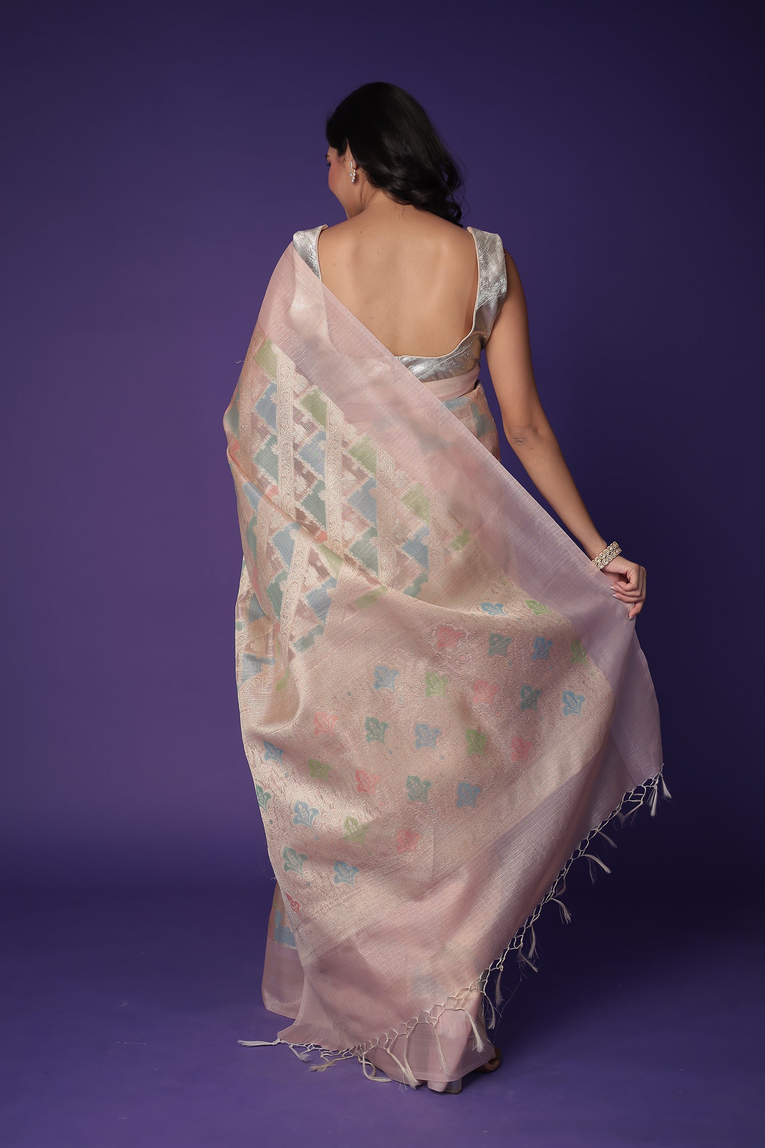 Banarasi Hand Woven Tissue Saree