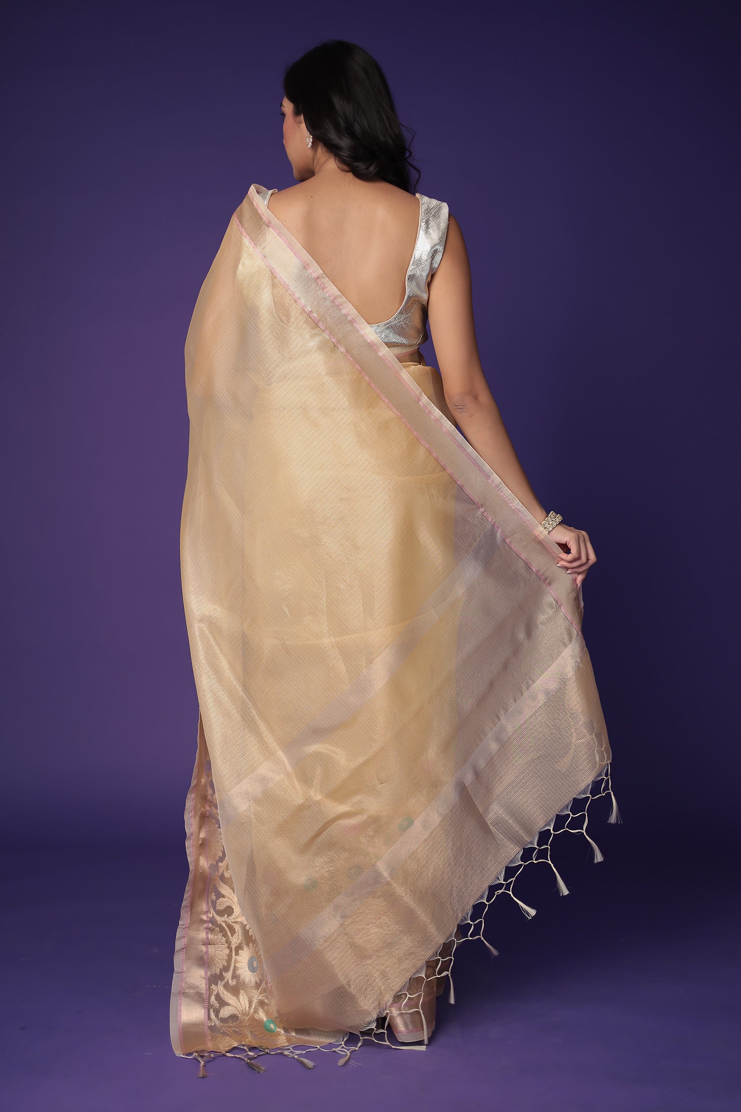 Banarasi Hand Woven Tissue Saree