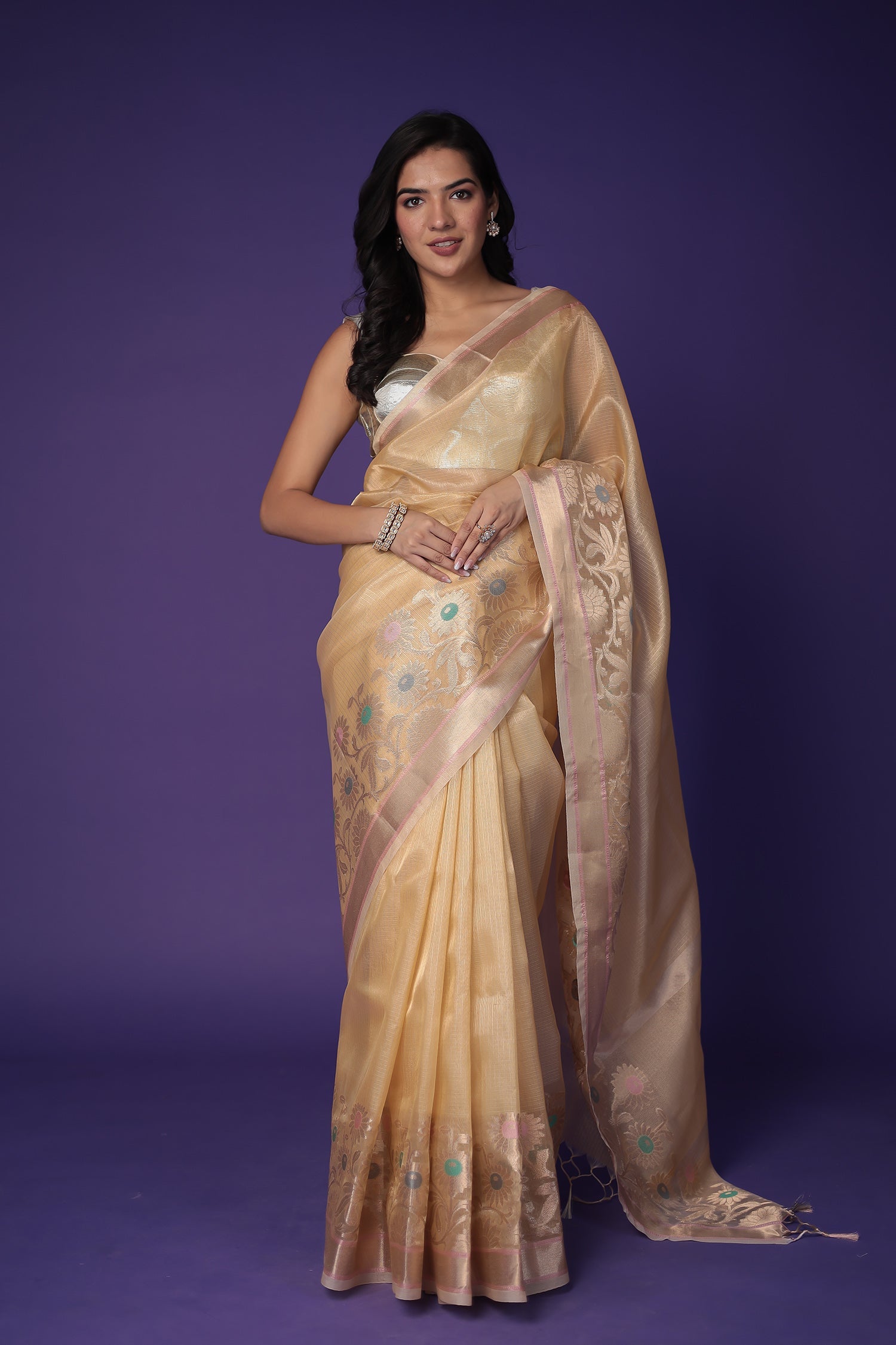 Banarasi Hand Woven Tissue Saree