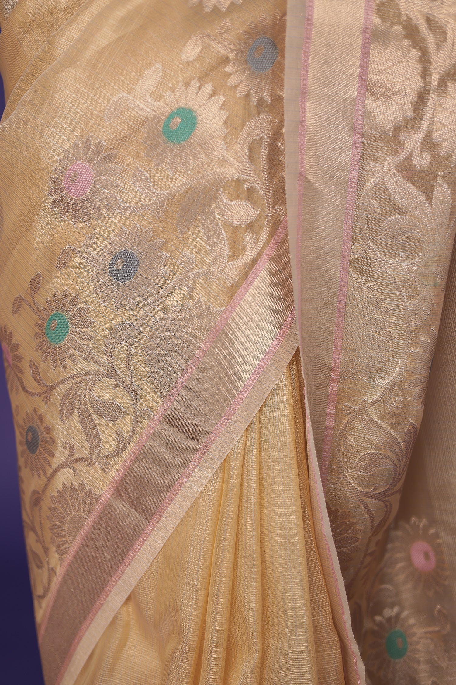 Banarasi Hand Woven Tissue Saree
