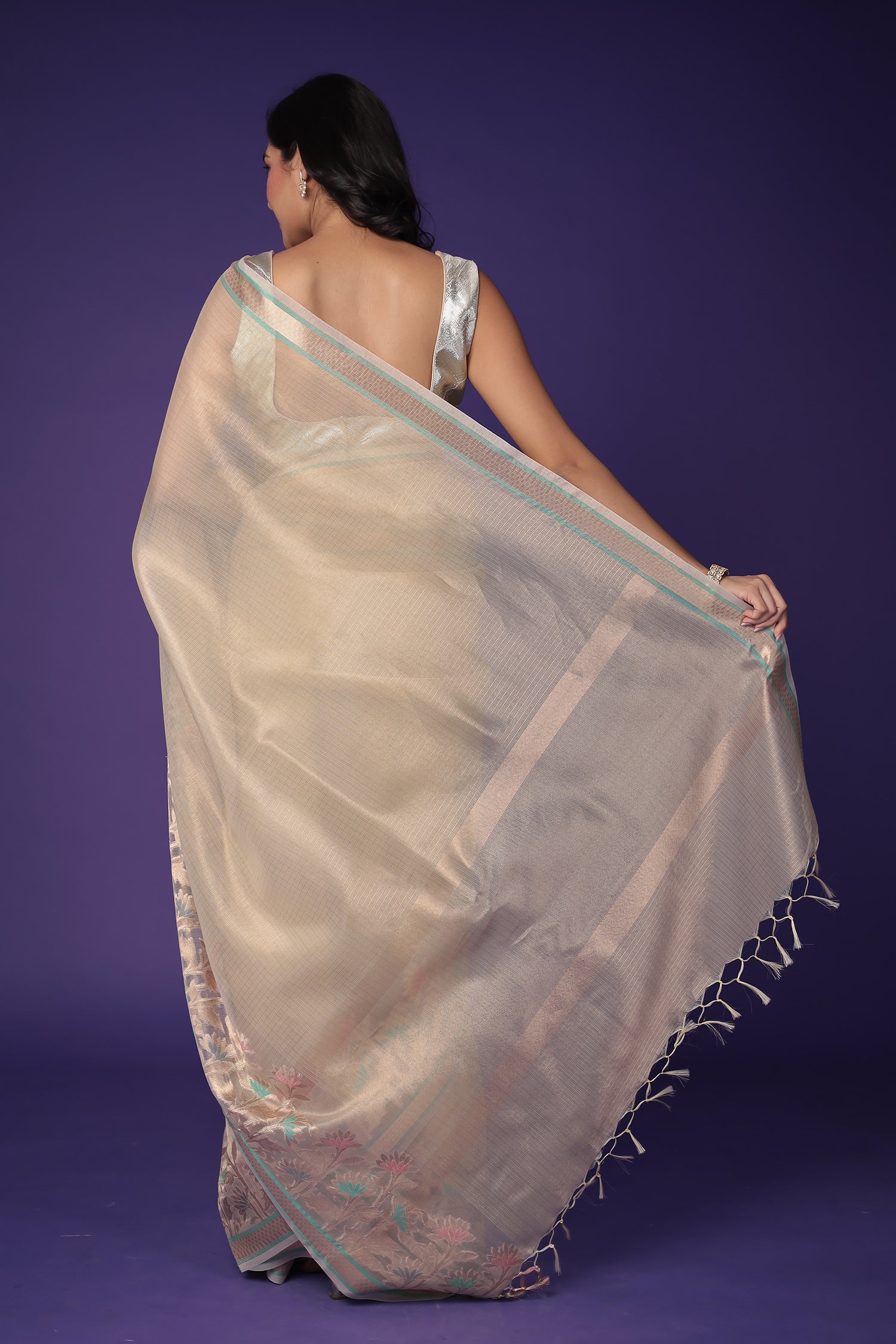 Banarasi Hand Woven Tissue Saree