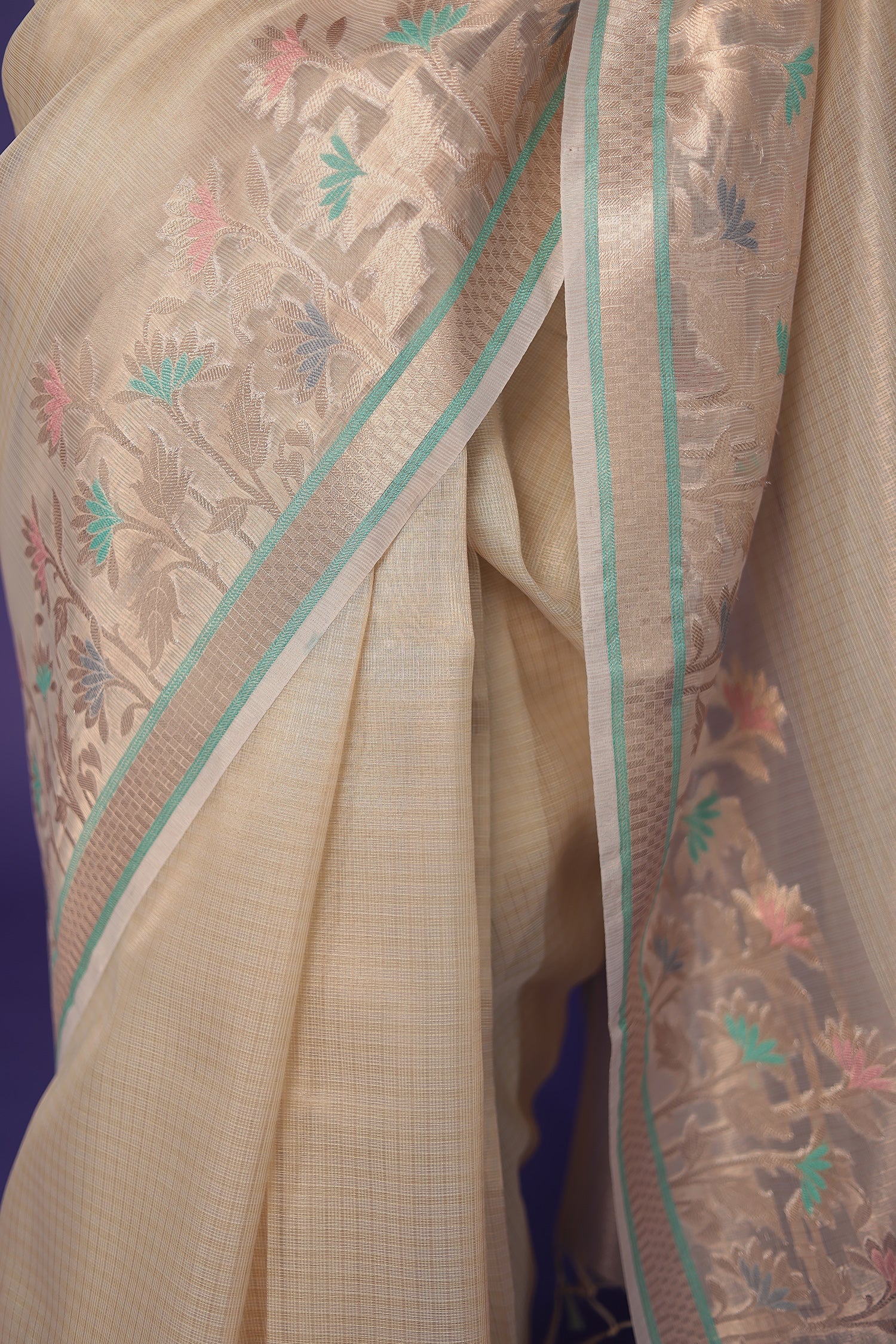 Banarasi Hand Woven Tissue Saree