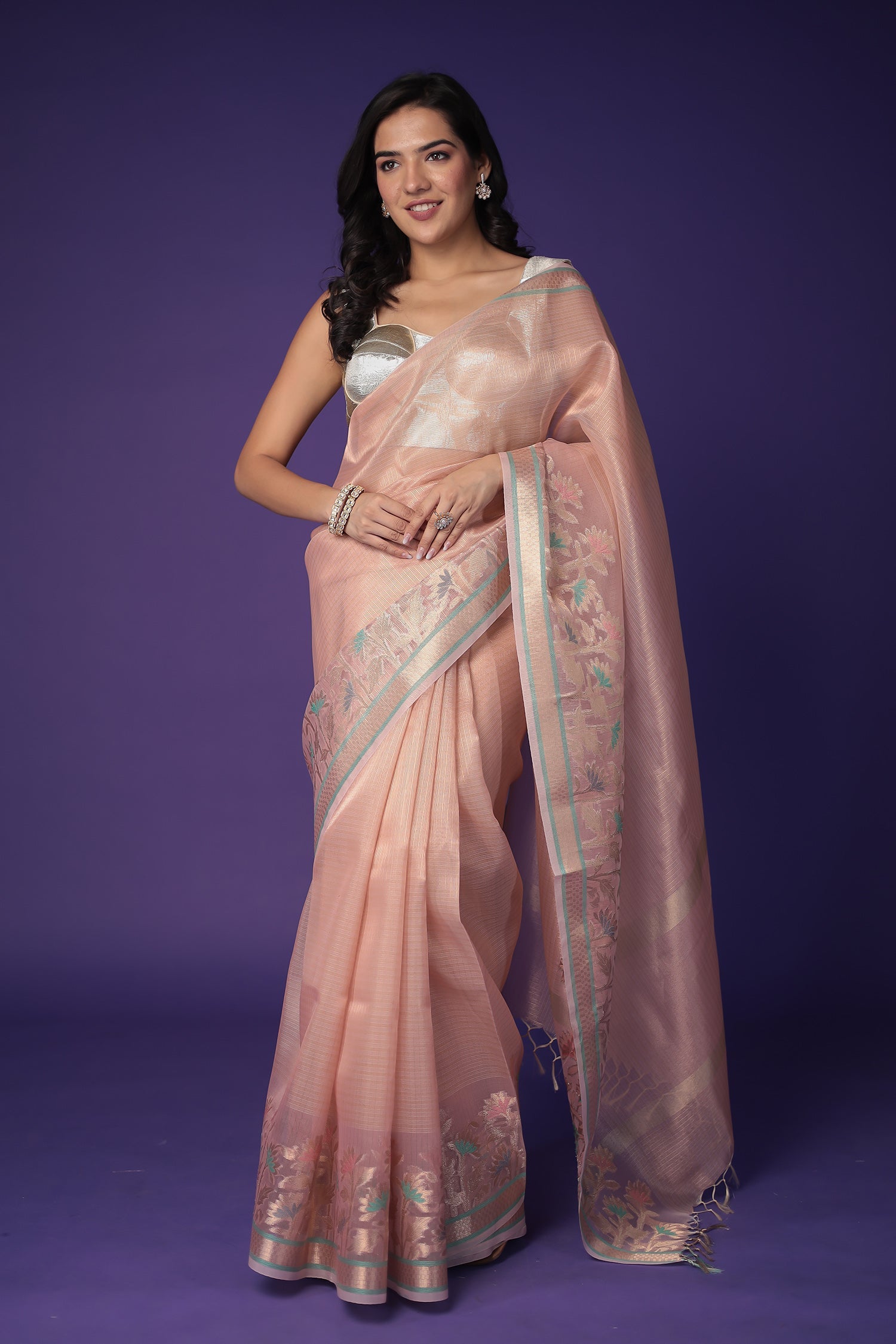 Banarasi Hand Woven Tissue Saree