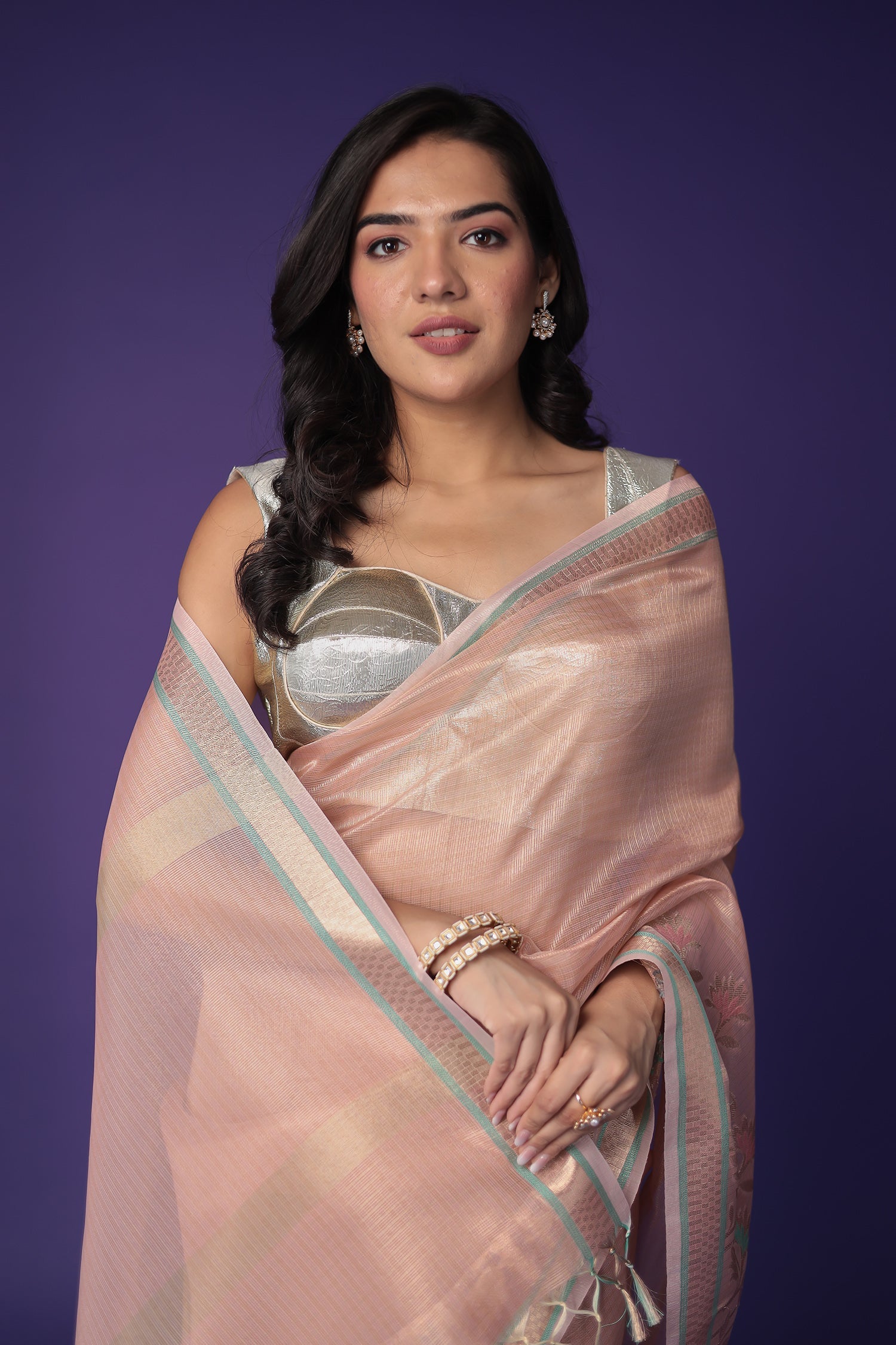 Banarasi Hand Woven Tissue Saree