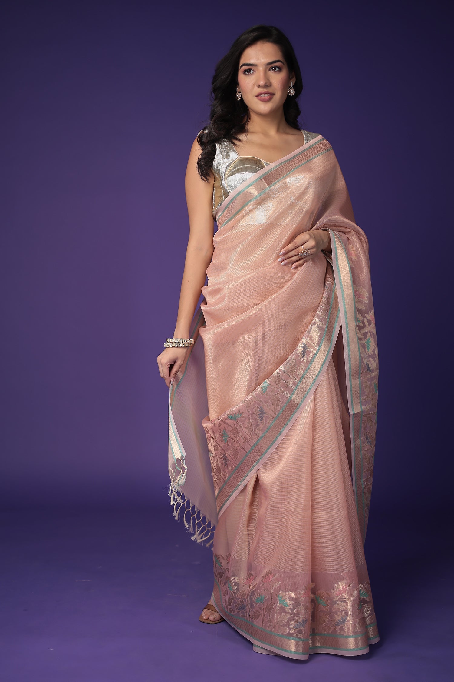 Banarasi Hand Woven Tissue Saree