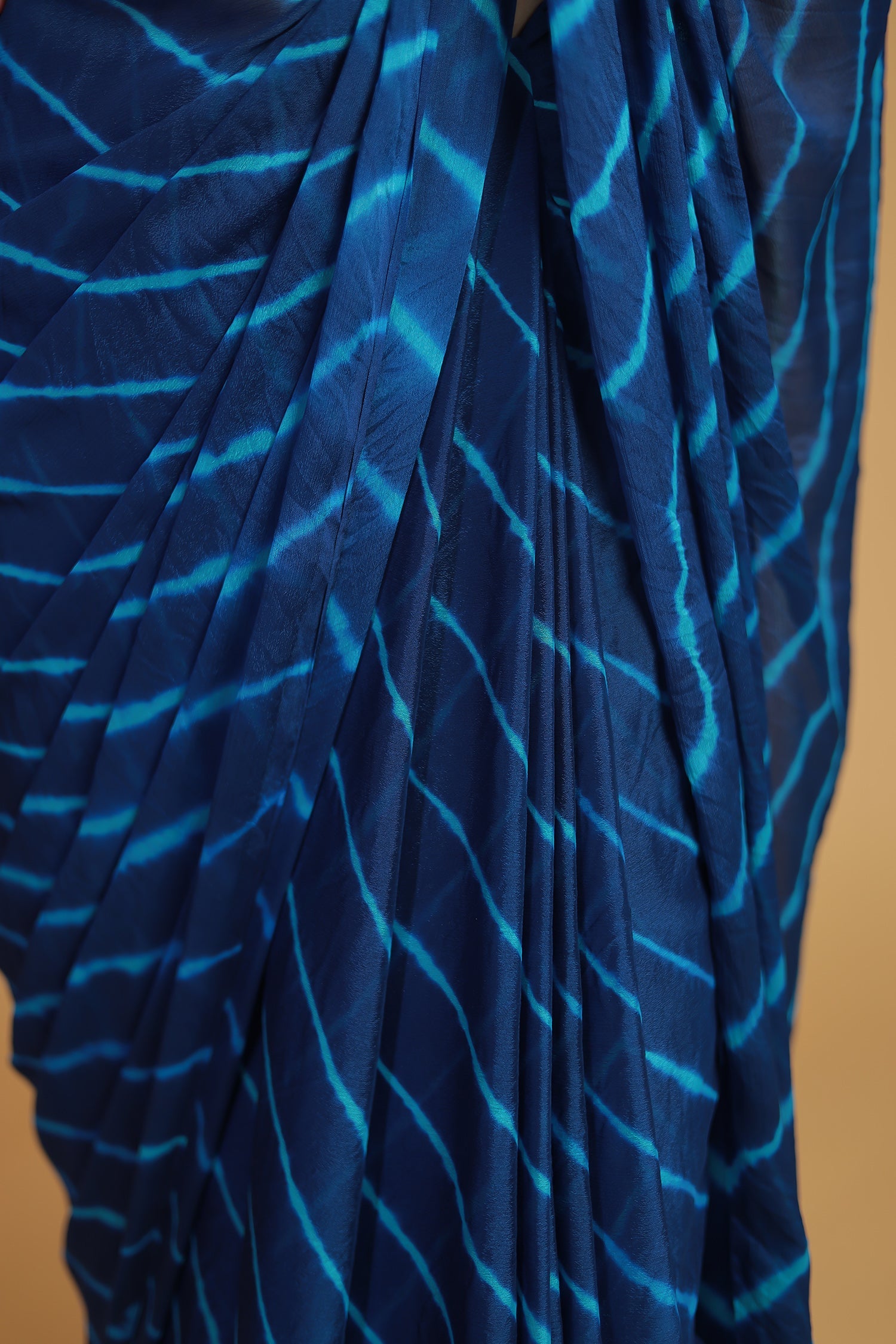 Leheriya Chiffon Saree