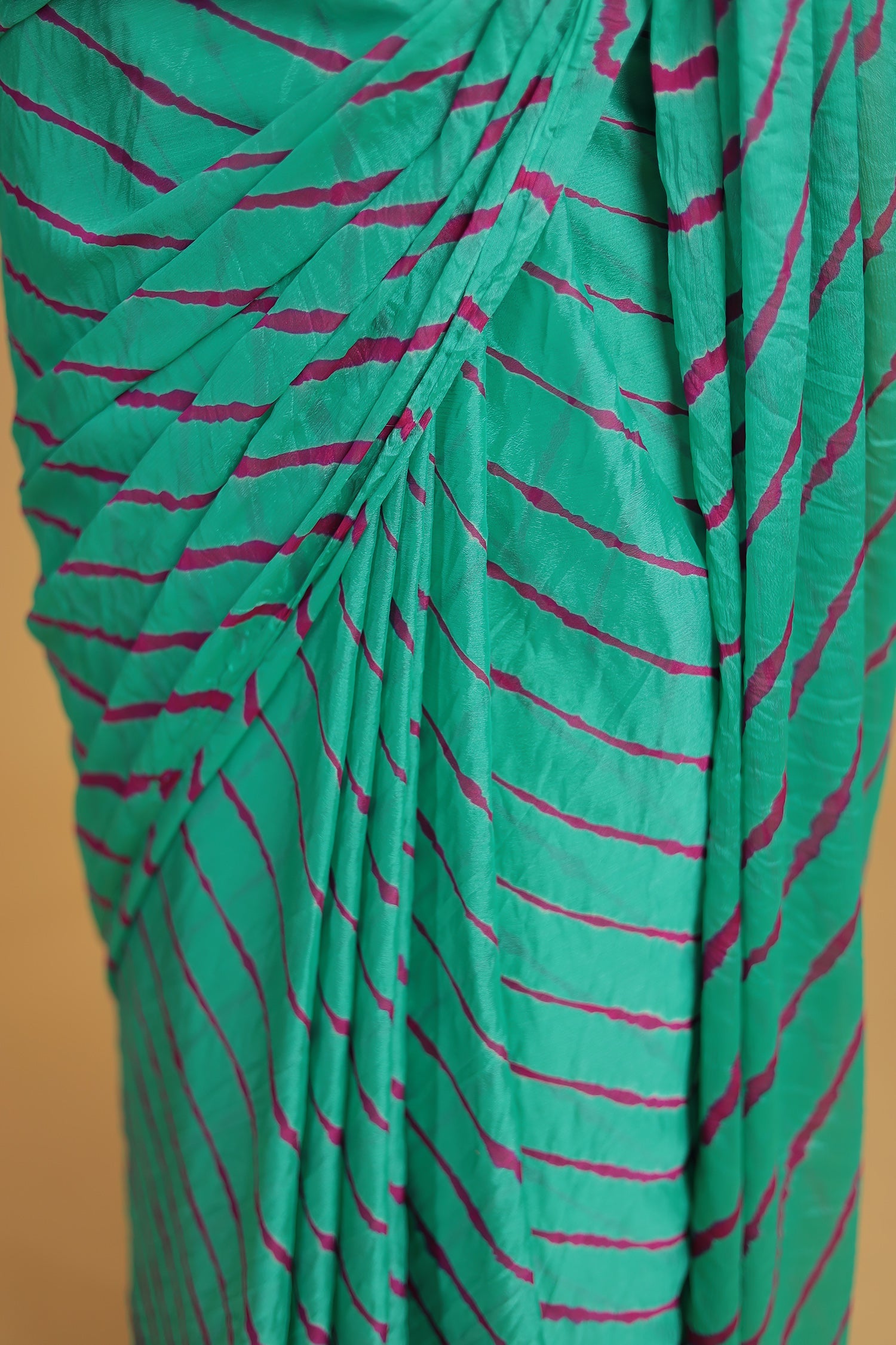 Leheriya Chiffon Saree