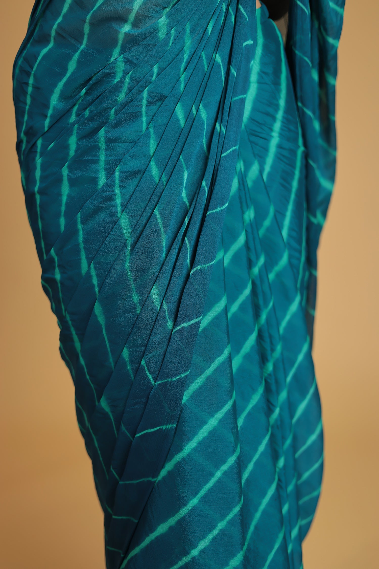 Leheriya Chiffon Saree