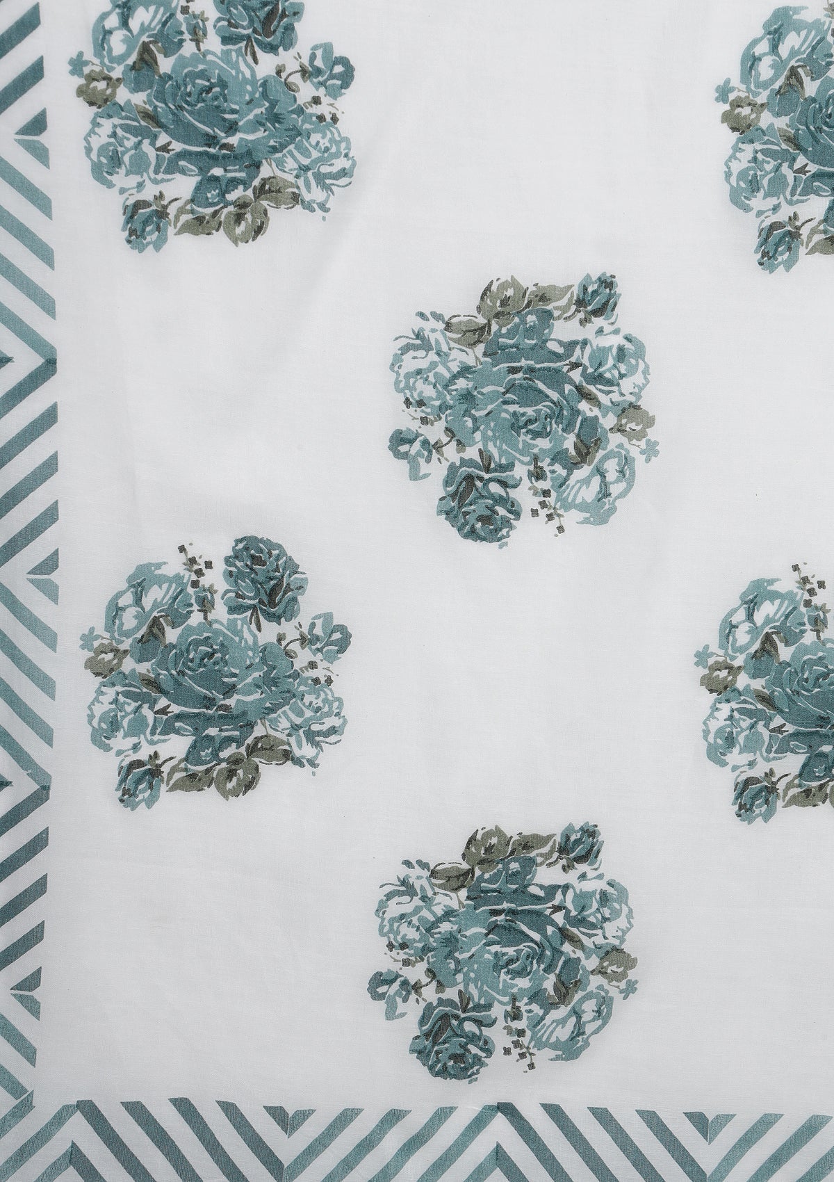 Printed Cotton Kurta Set Sttiched with Thread work