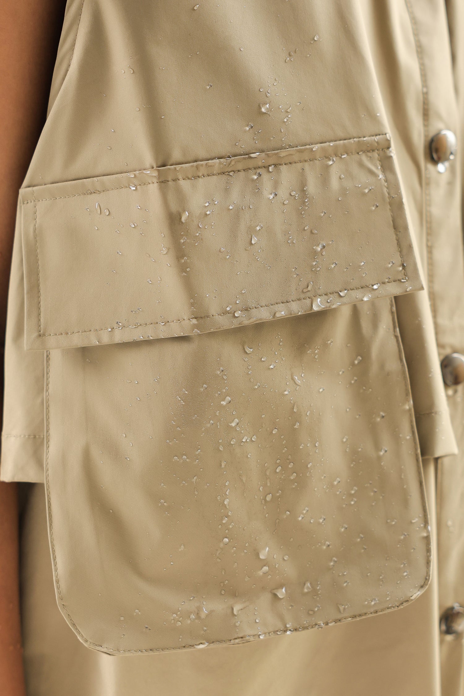 Brown Waterproof Maxi Dress