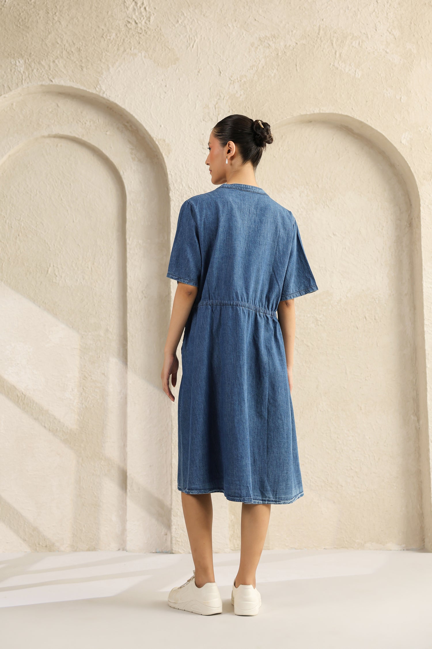 Dark Blue Denim Dress