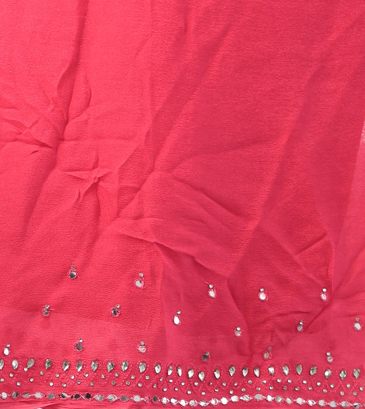 Chiffon Saree Embellished with Foil work