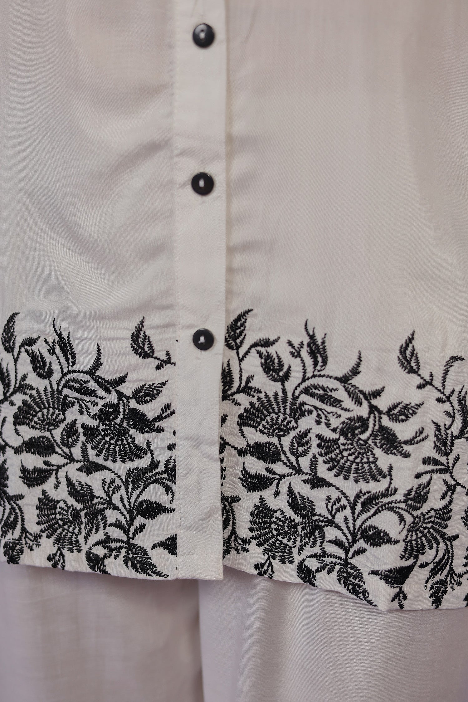 Silk Blend Co Ords Set with Embroidered work