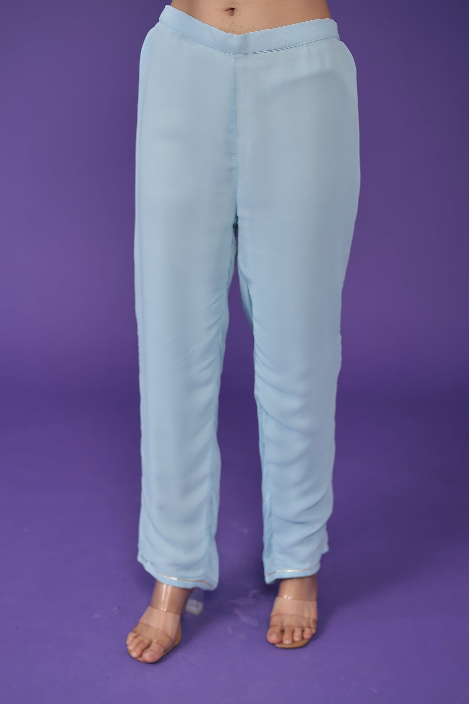 Georgette Suit Embroidered with Dori work