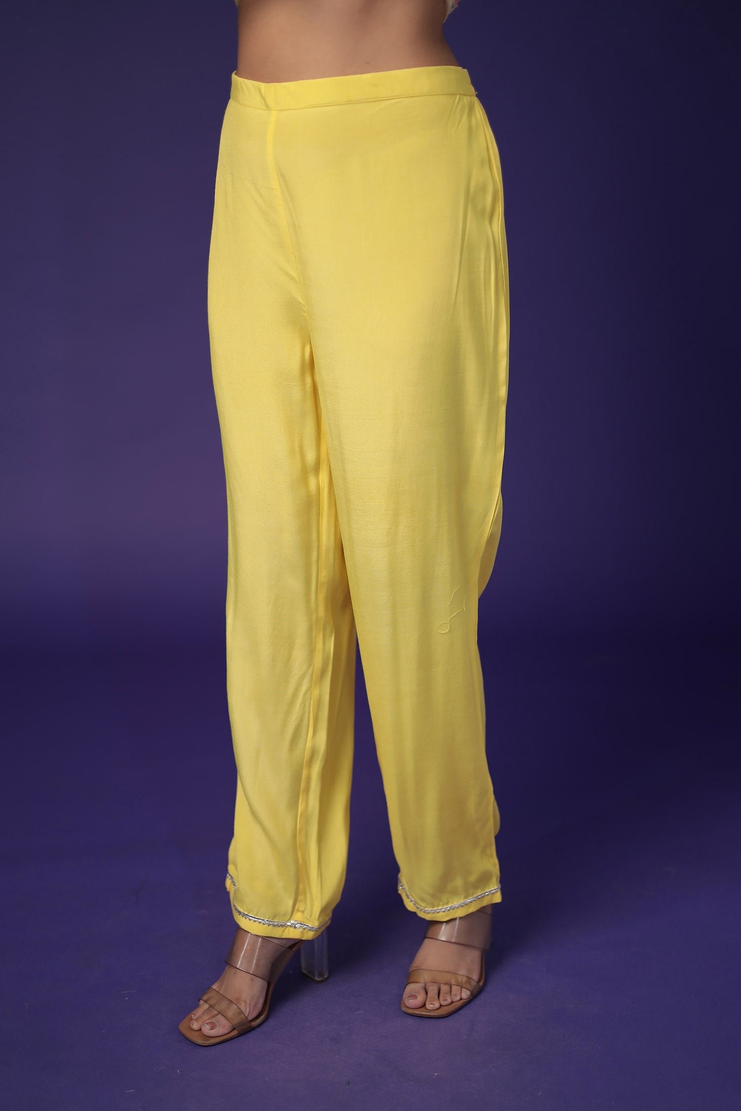 Georgette Floral Printed Suit Stitched (2Pcs) Embroidered with Zardozi work