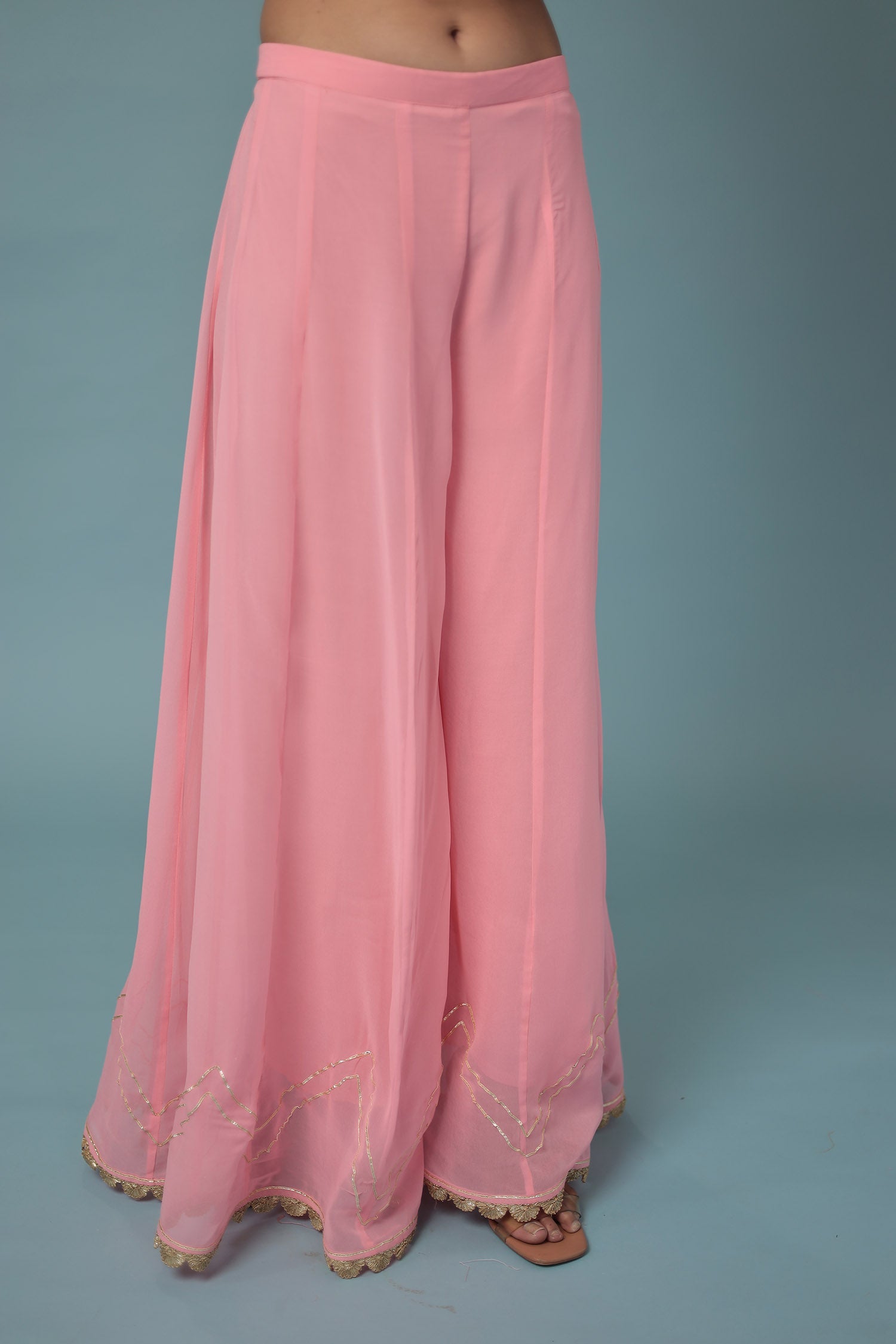 Georgette Suit Embroidered with Aari work