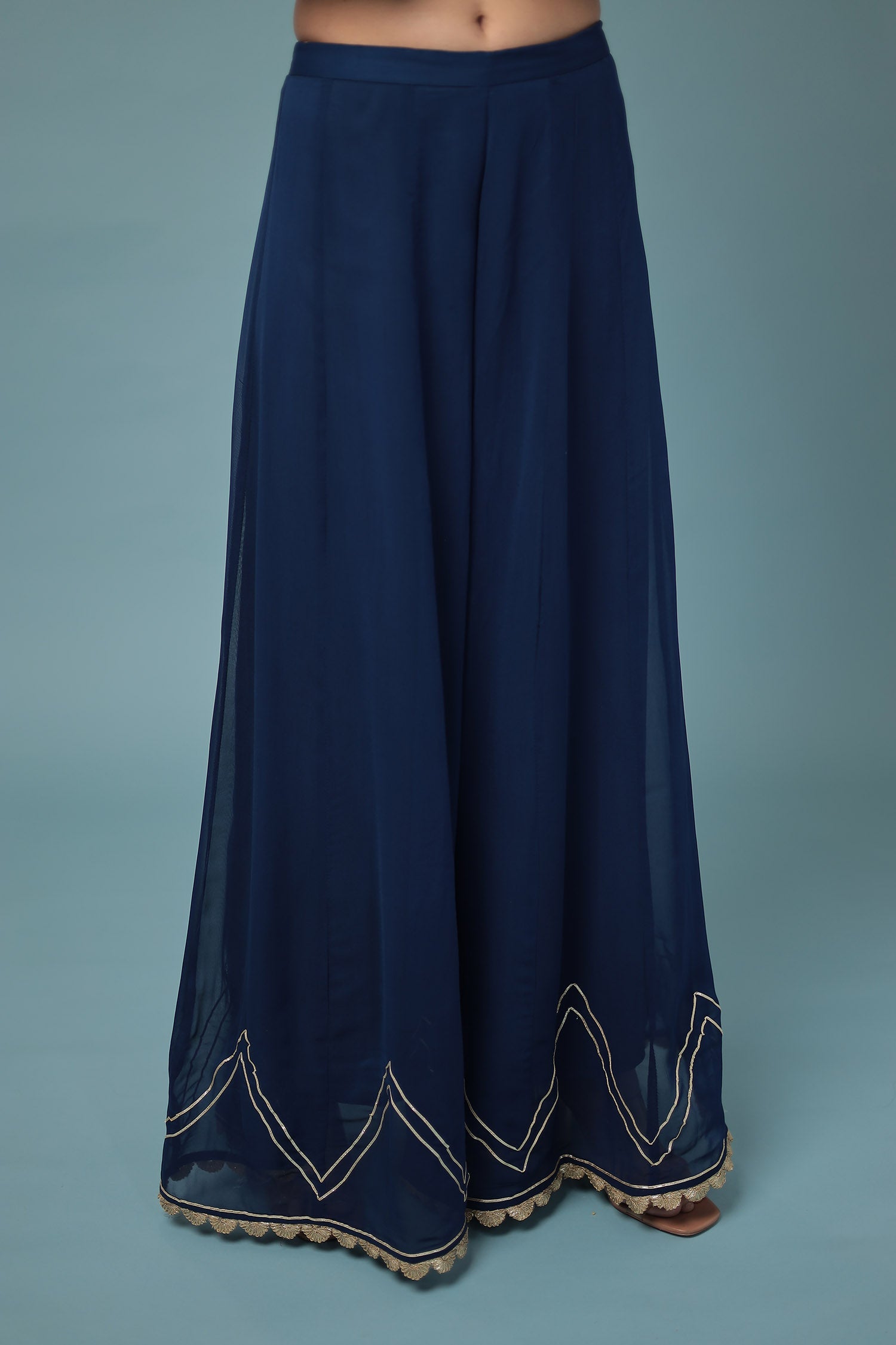 Georgette Suit Embroidered with Aari work