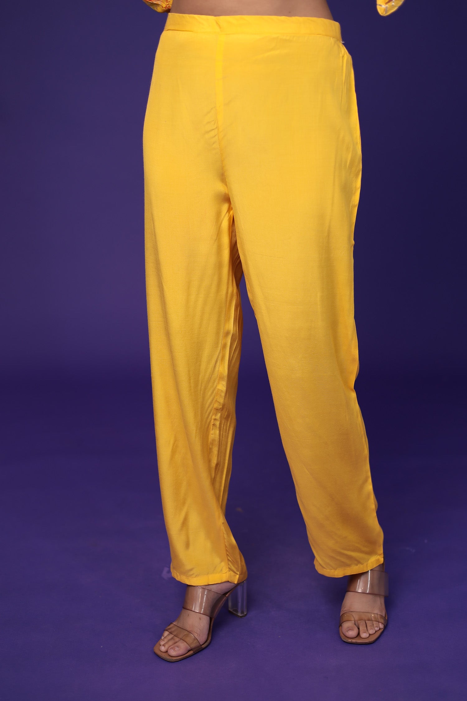 Bandhej Chinon Suit with Gota Patti and Zardozi work