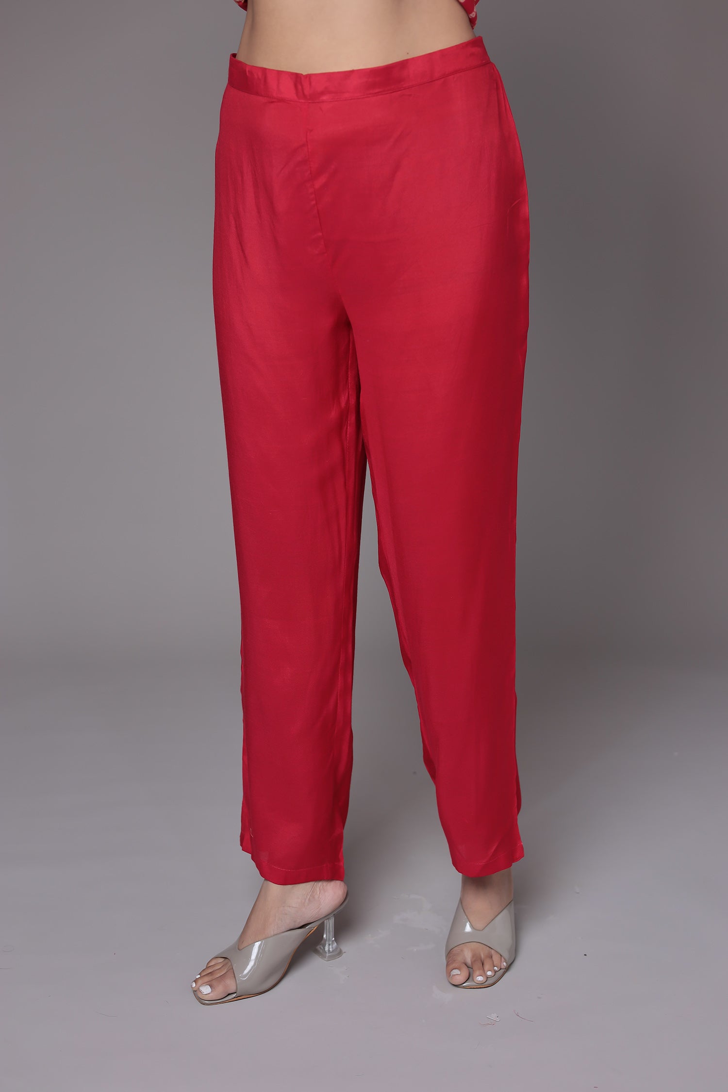 Bandhej Georgette Suit Embroidered with Gota Patti and Zardozi work