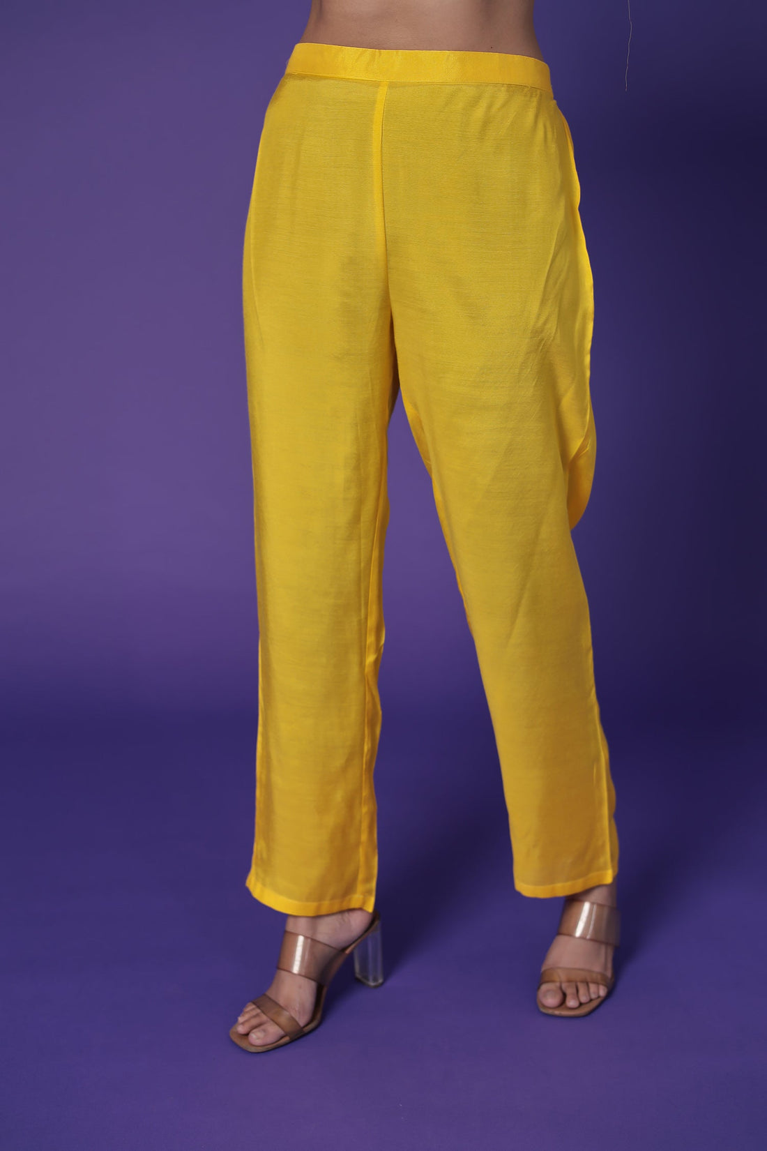 Kaftan Style Georgette Mothra Suit with Gota Patti Work