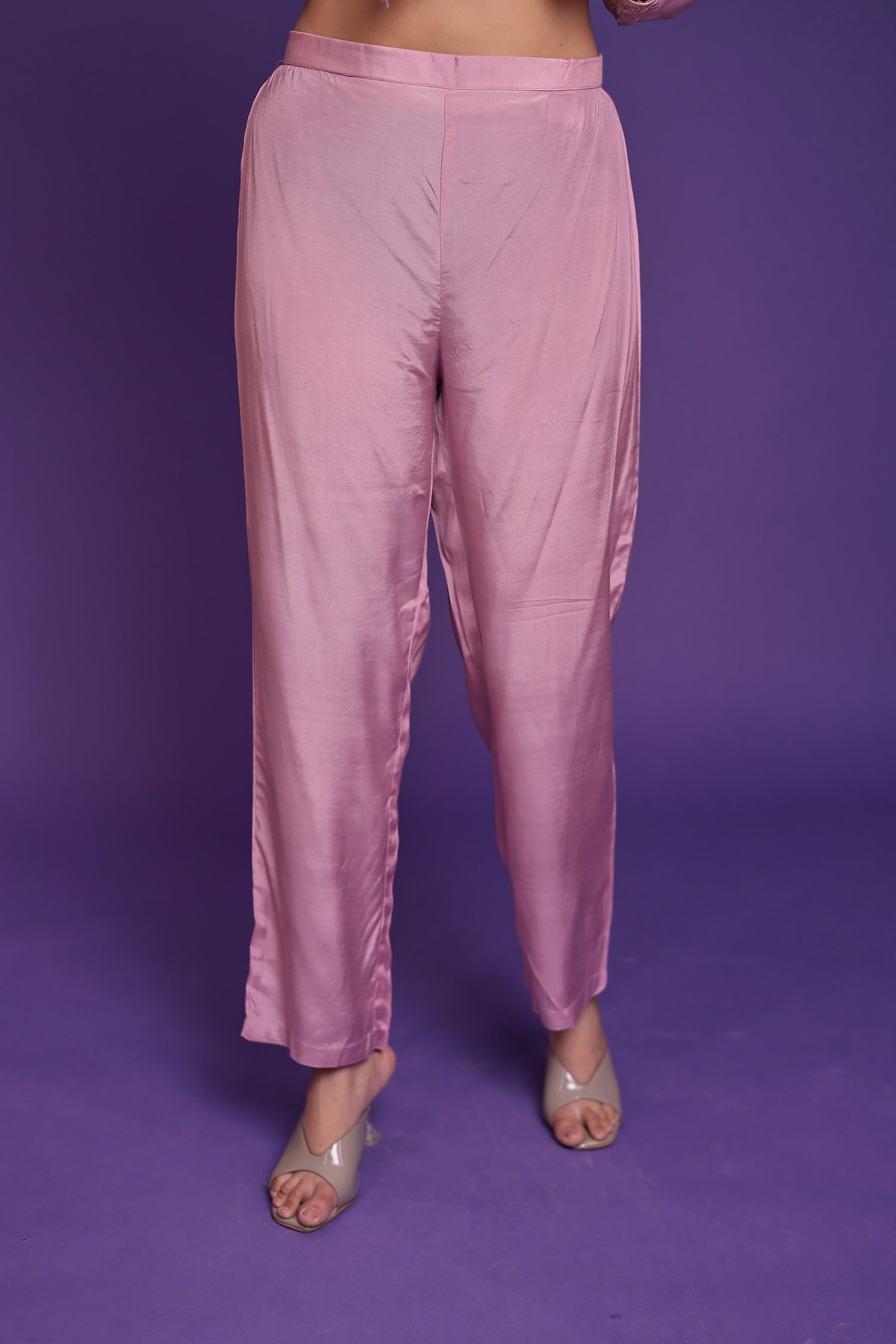 Georgette Suit Embroidered with Pittan work