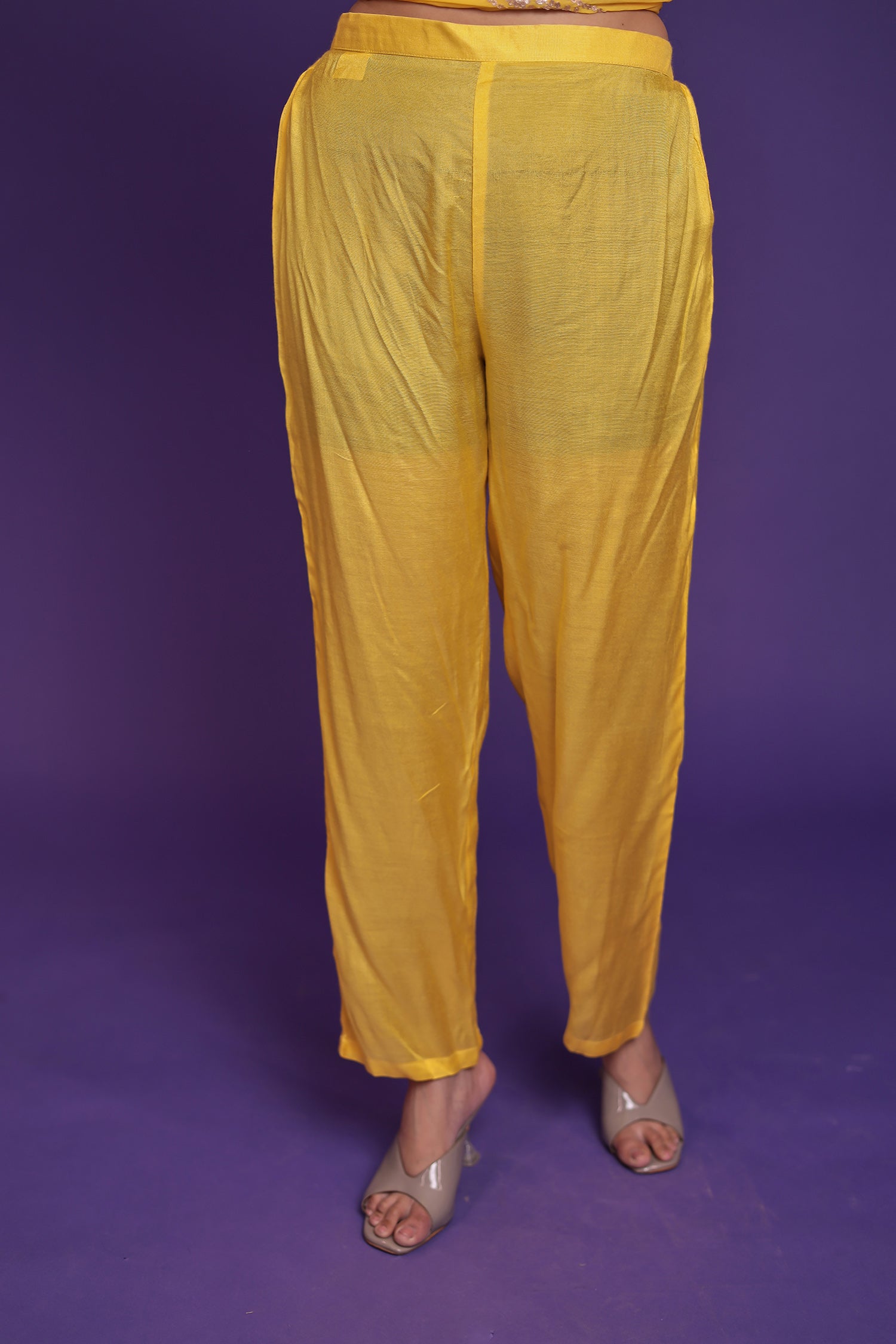 Georgette Suit Embroidered with Pittan work