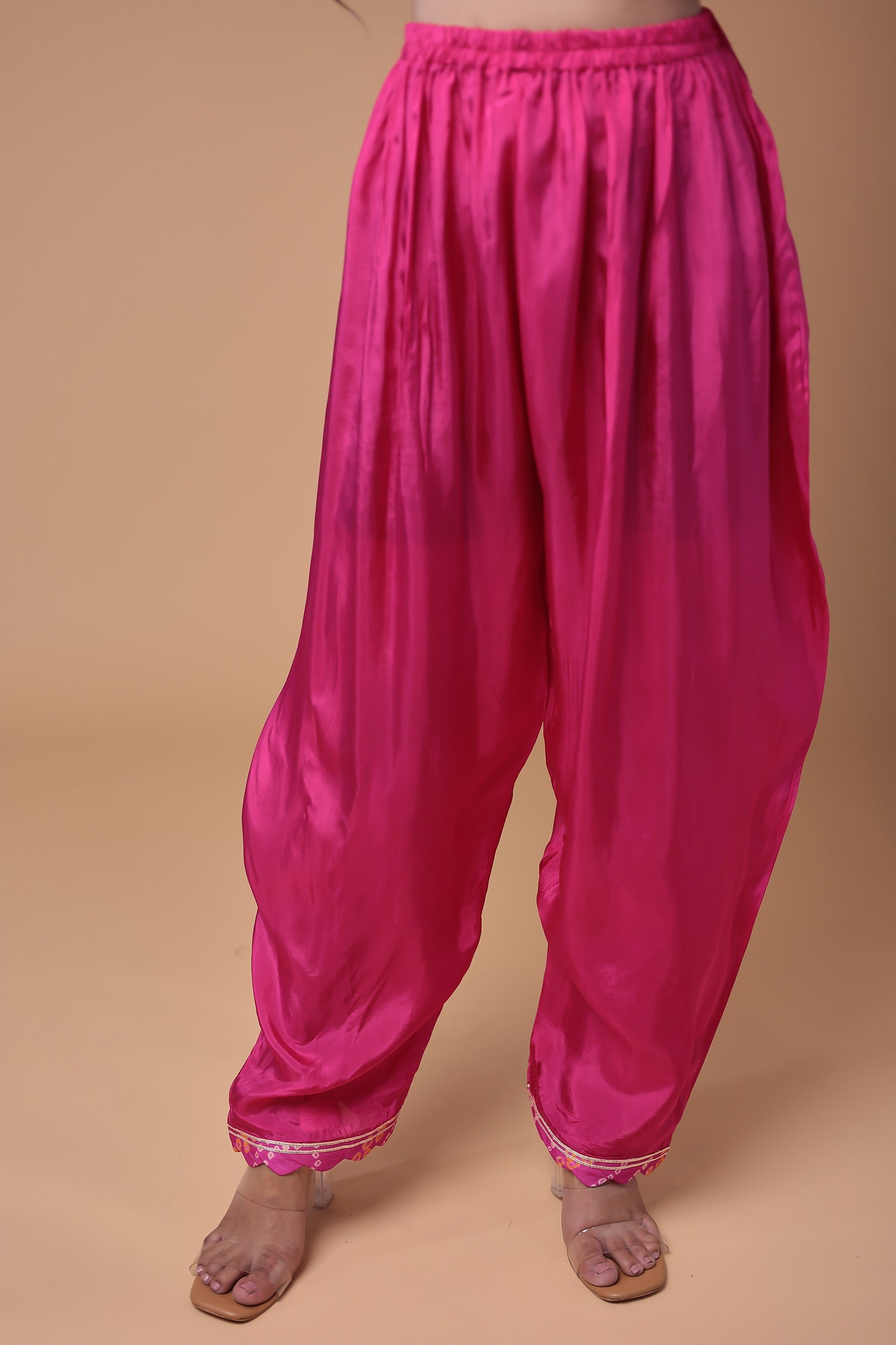 Georgette Suit with Bandhej, Gota Patti and Thread work