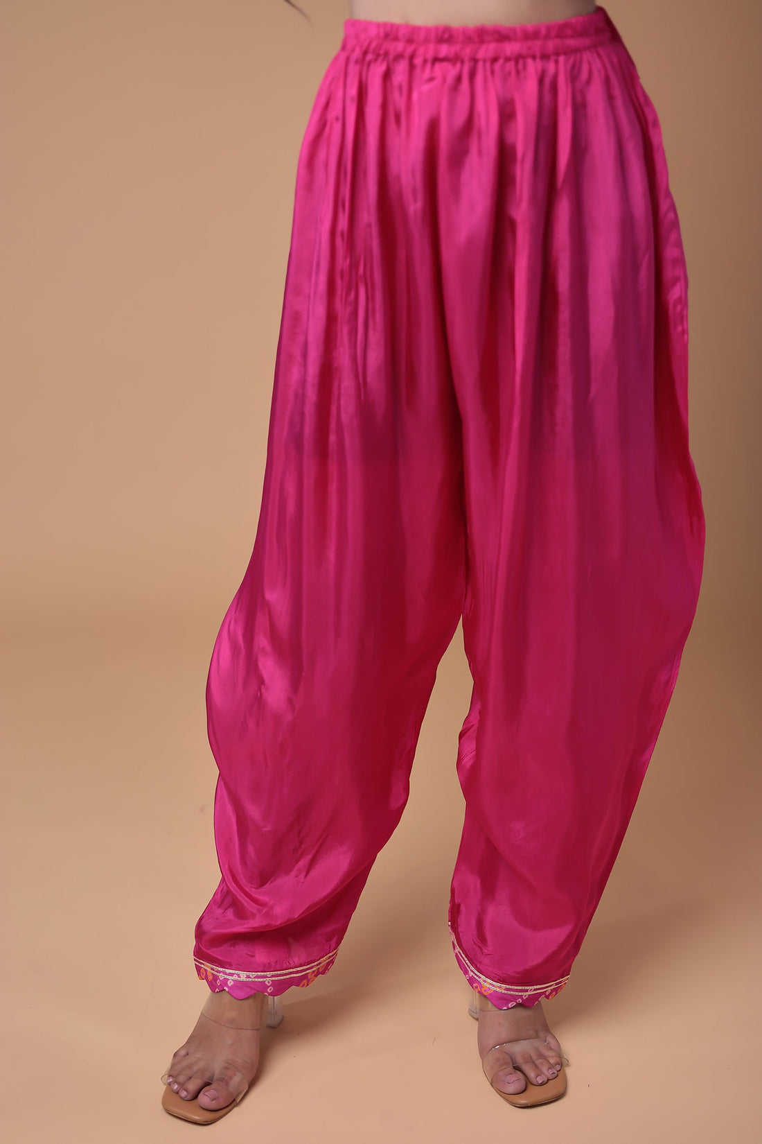 Georgette Suit with Bandhej, Gota Patti and Thread work