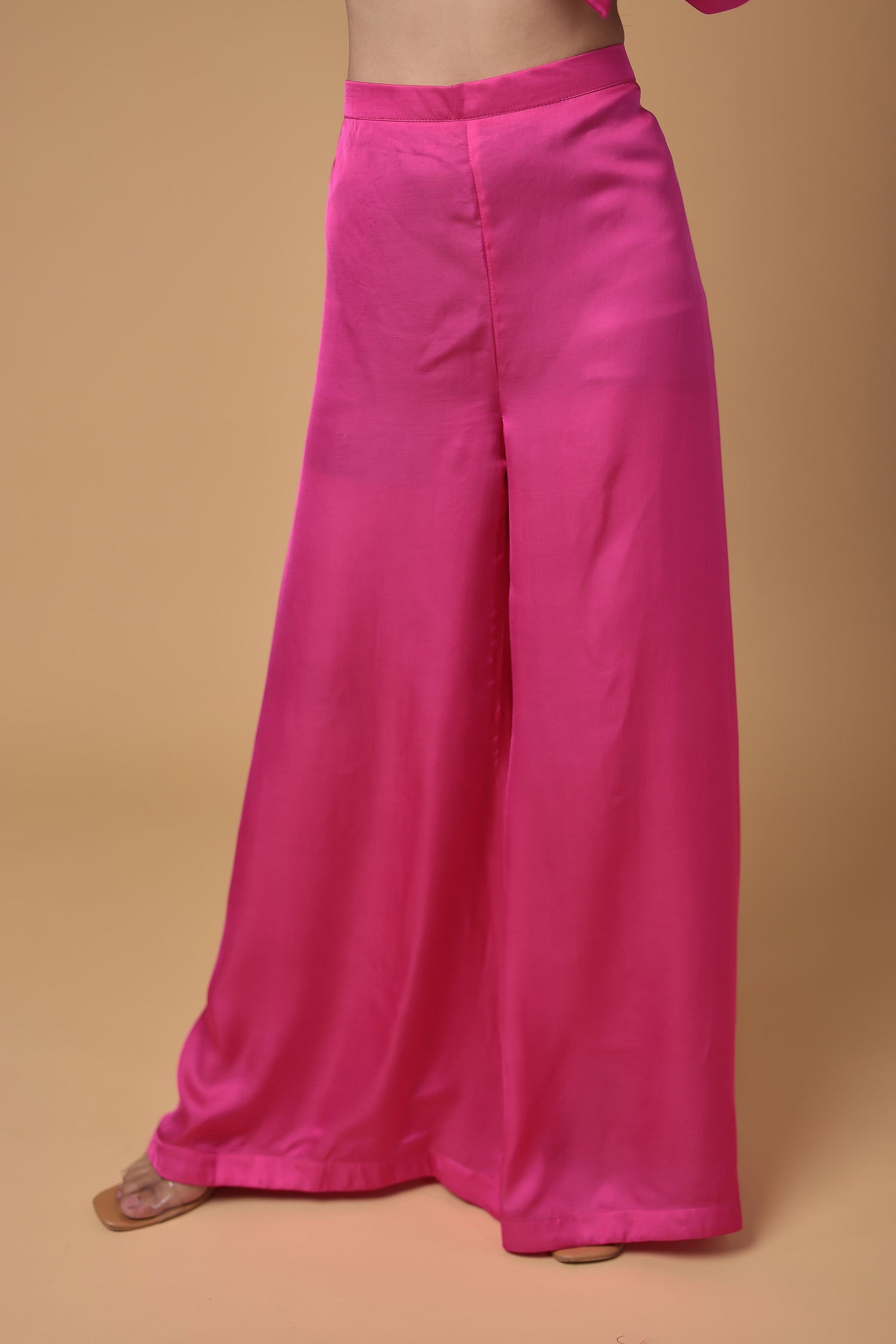 Satin Silk Indowestern with Dori and Sequins work