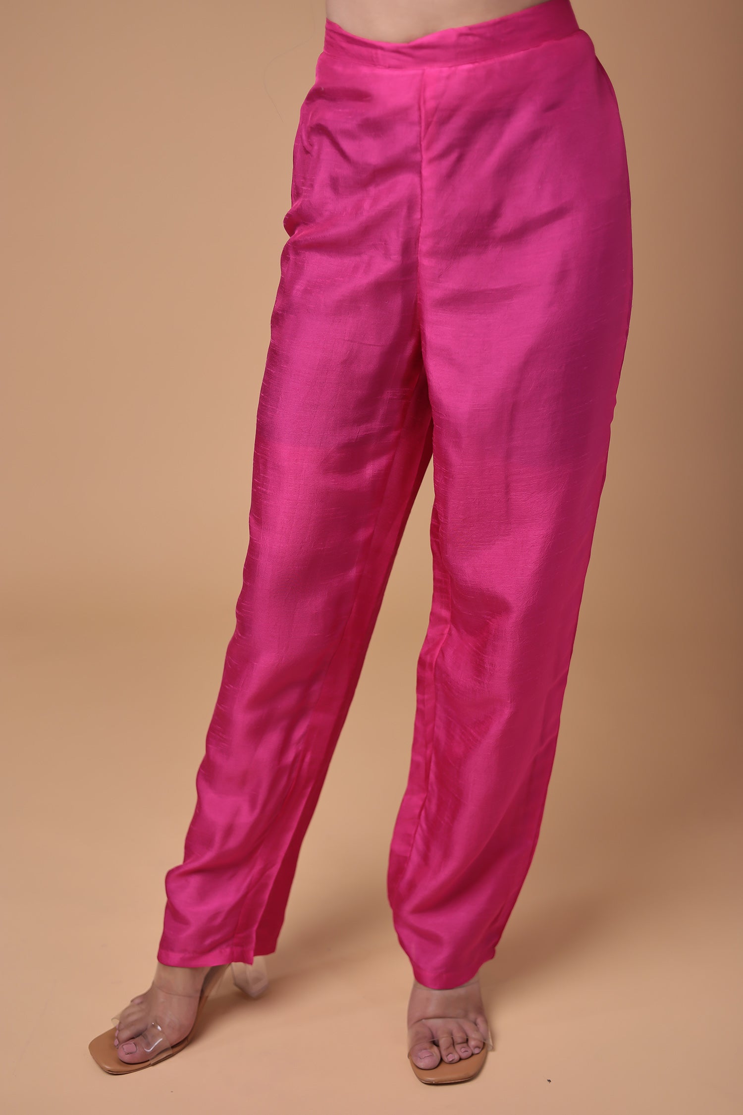 Soft organza Handloom Suit with Gota Patti, Thread and Zardozi work