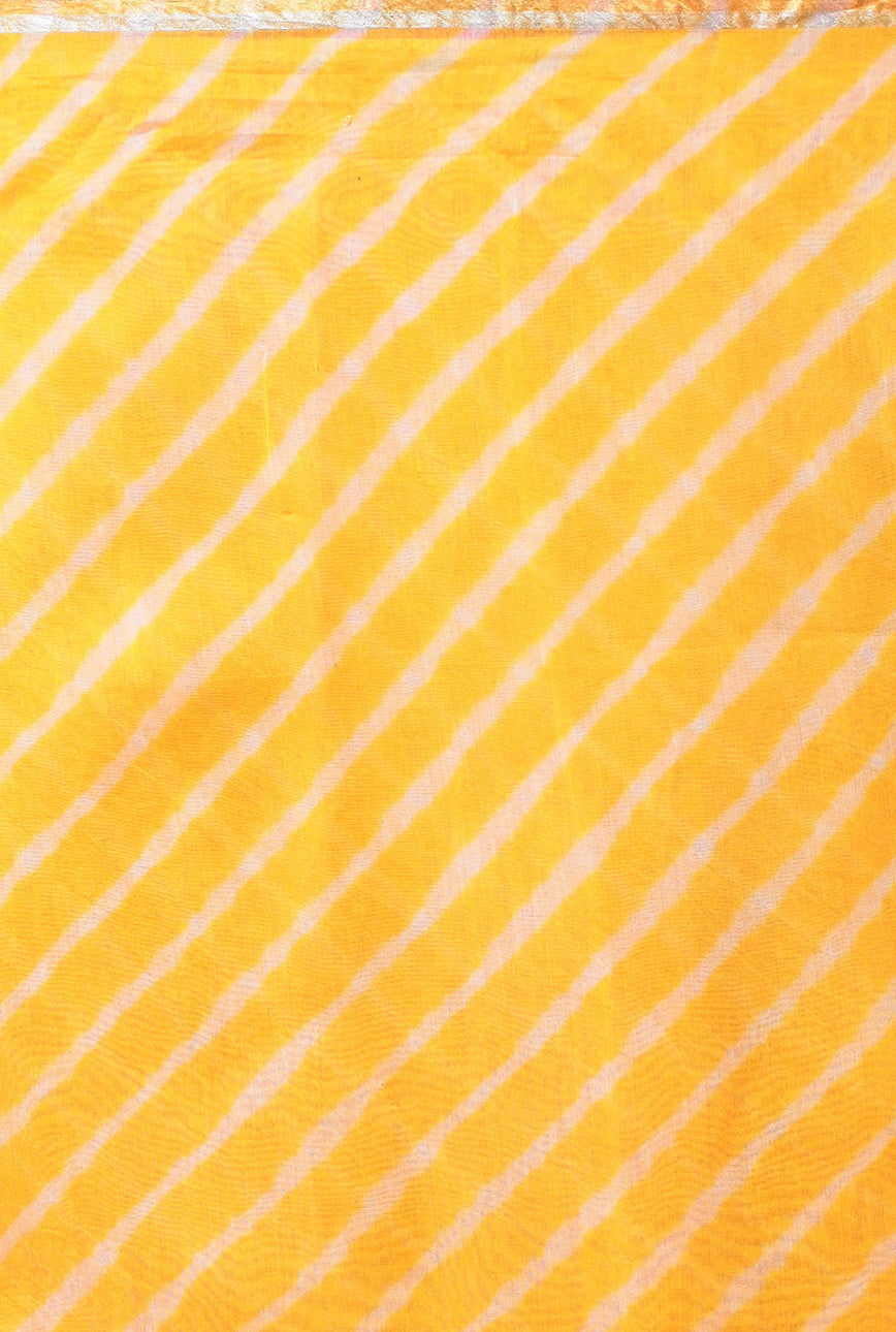 Leheriya Chanderi Cotton Saree