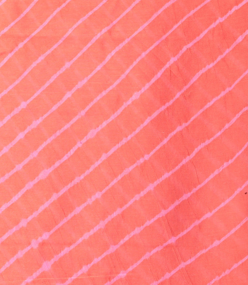 Leheriya Chanderi Cotton Saree