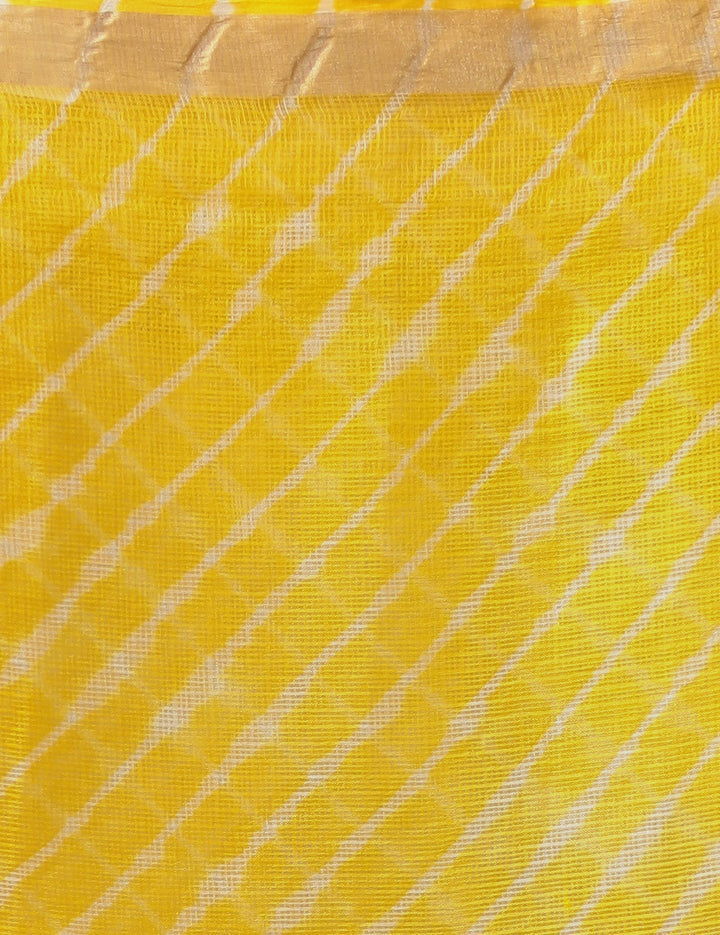Kota Doria Silk Leheriya Saree