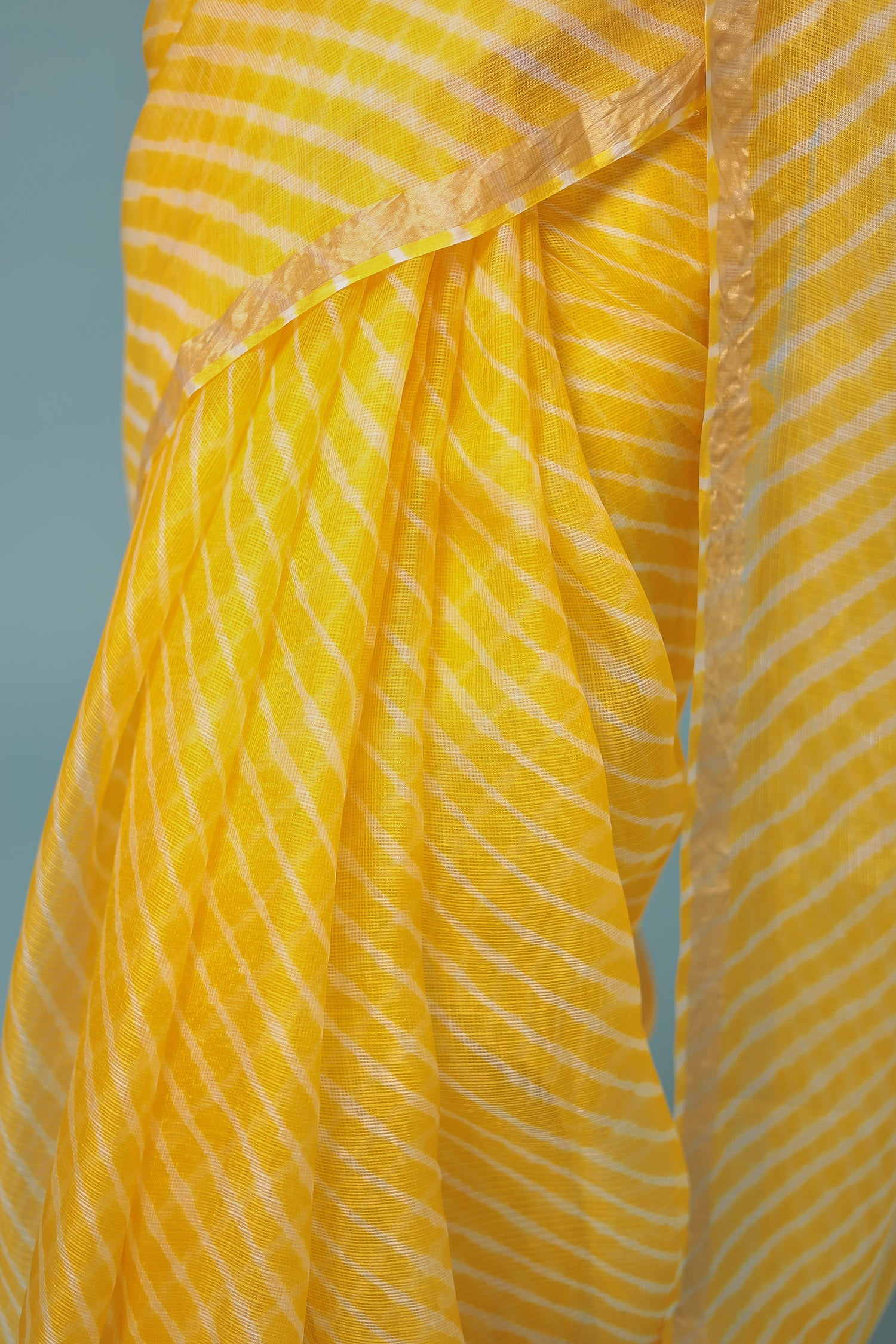 Kota Doria Silk Leheriya Saree