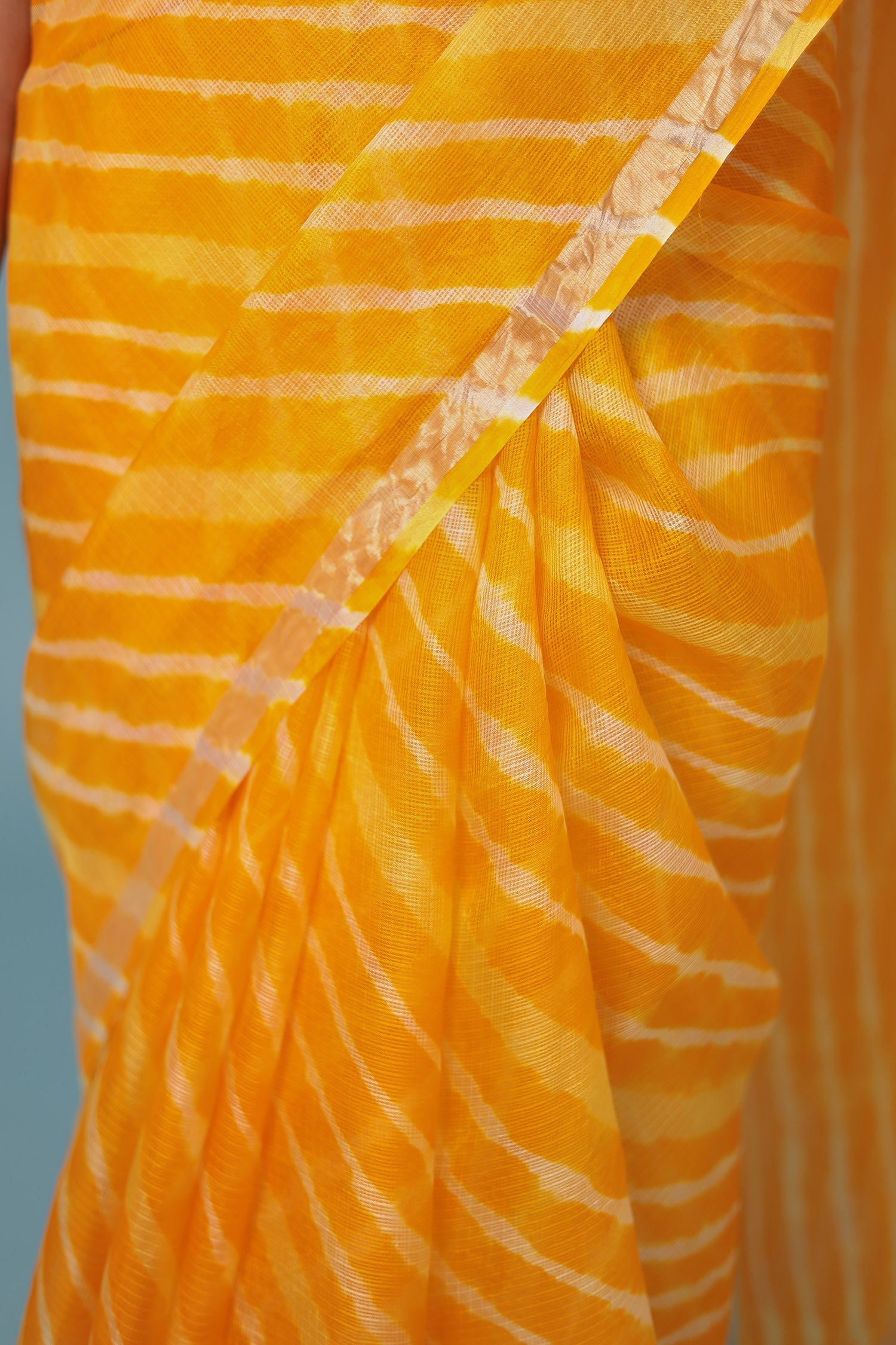 Kota Doria Silk Leheriya Saree