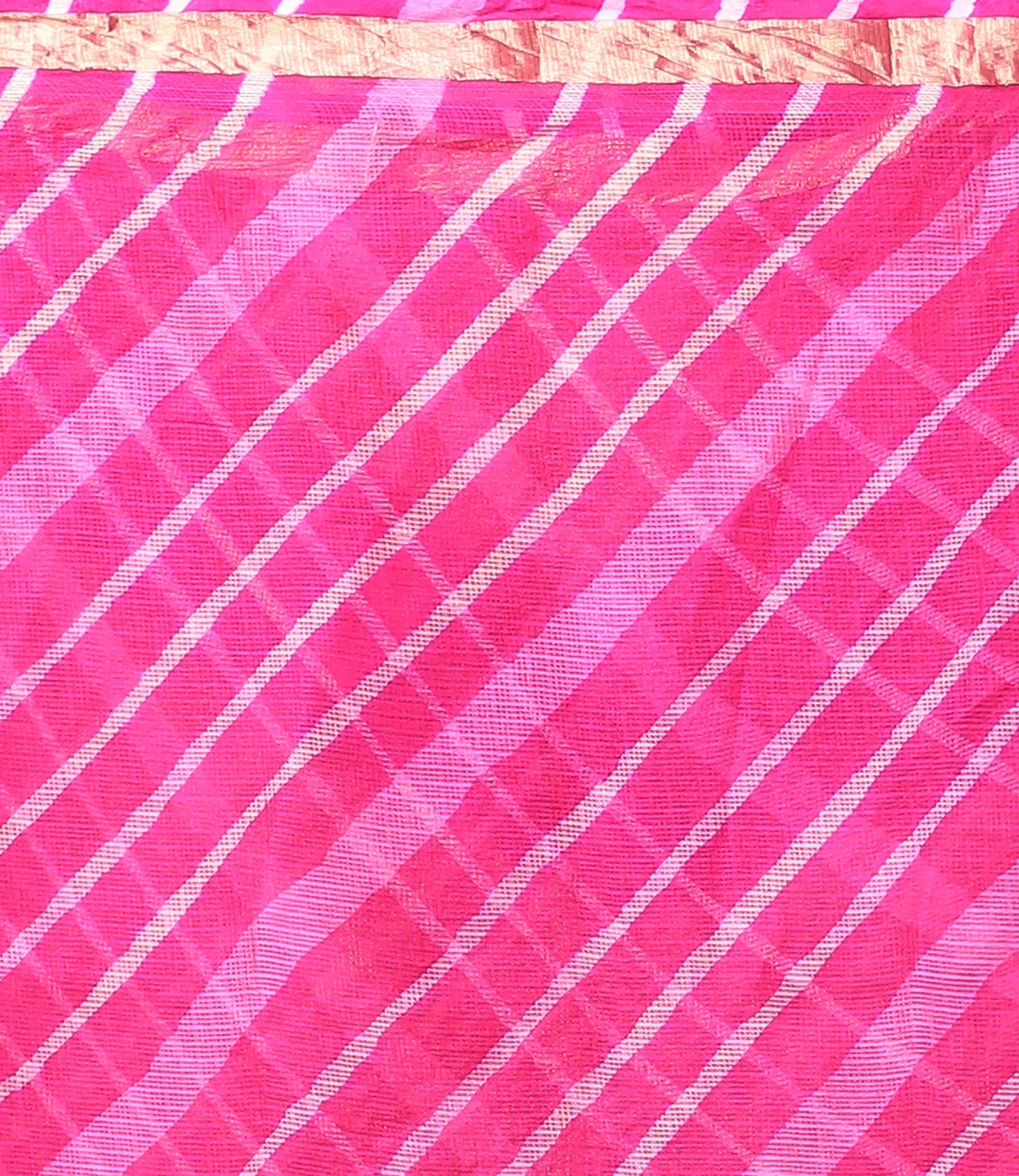 Kota Doria Silk Leheriya Saree