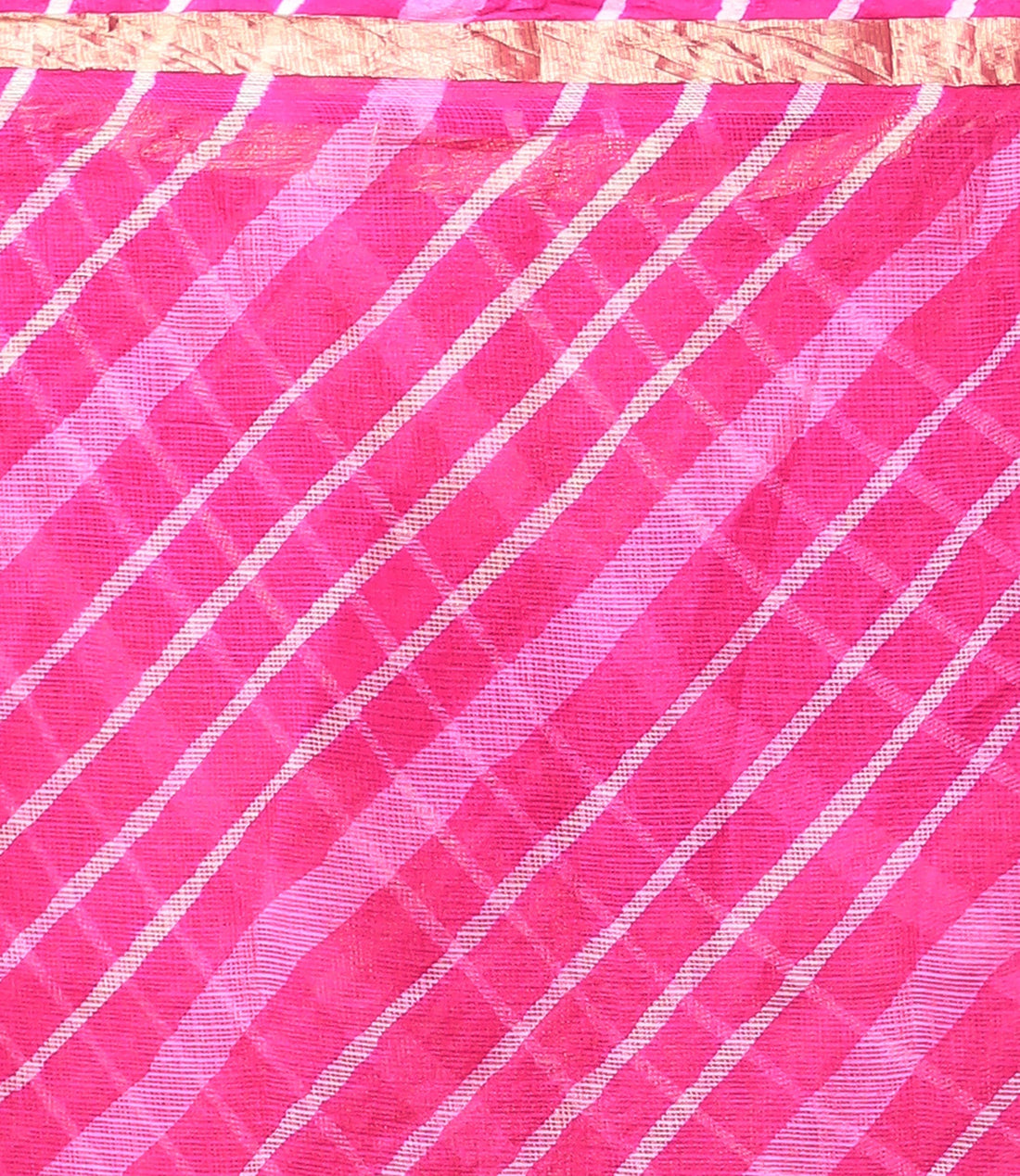 Kota Doria Silk Leheriya Saree