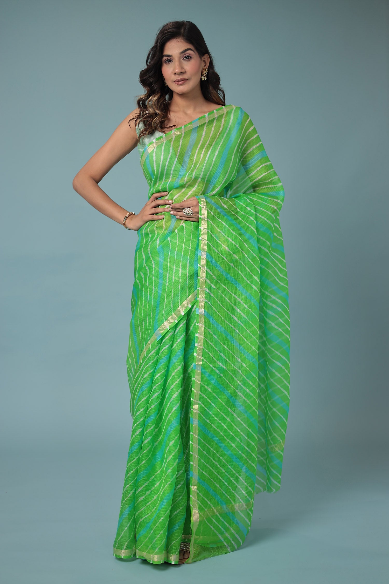 Leheriya Kota Silk Saree