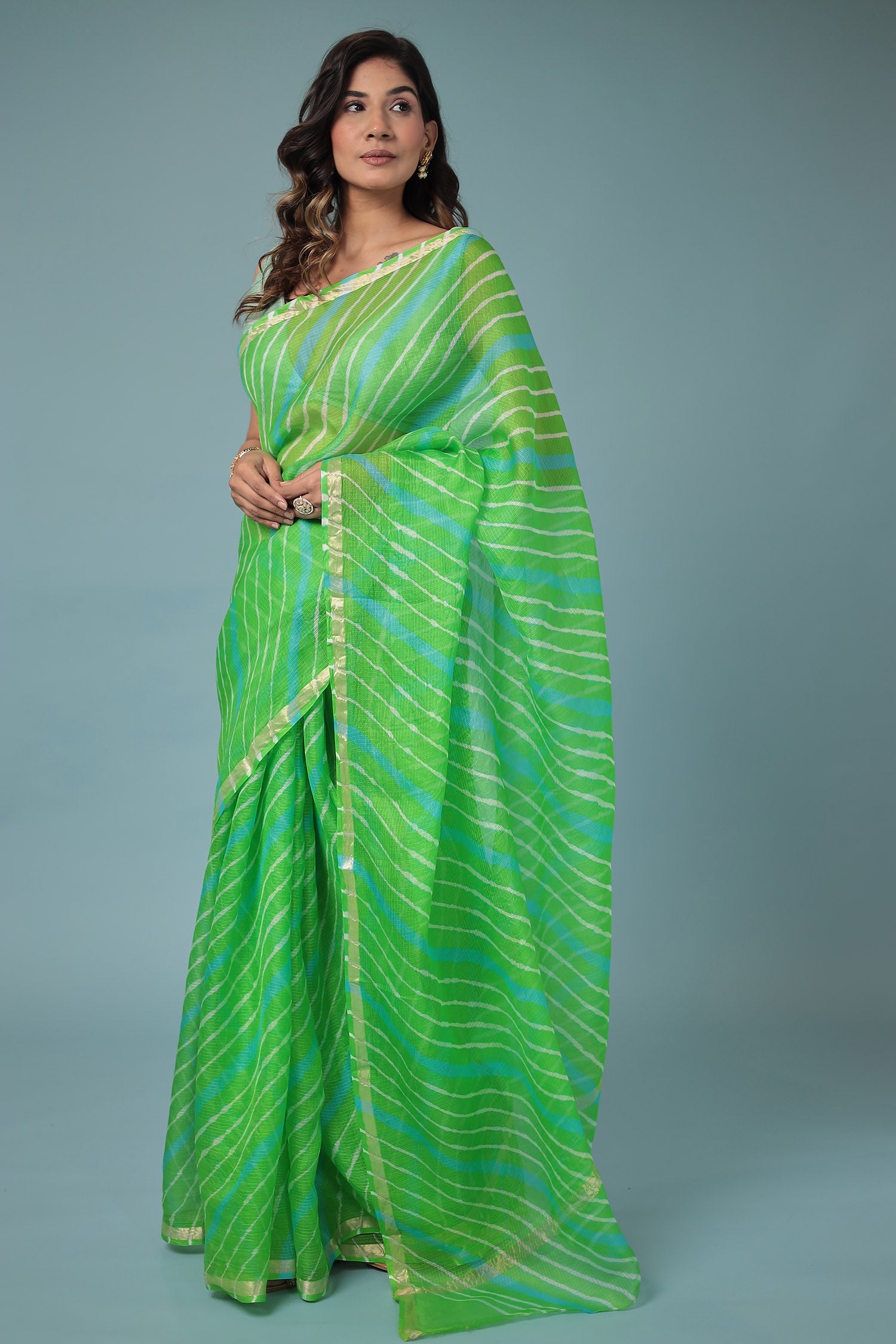 Leheriya Kota Silk Saree