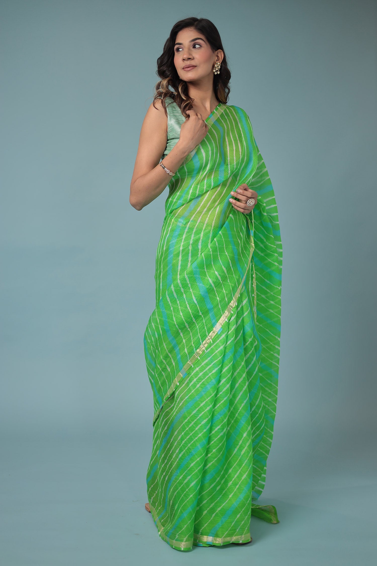 Leheriya Kota Silk Saree