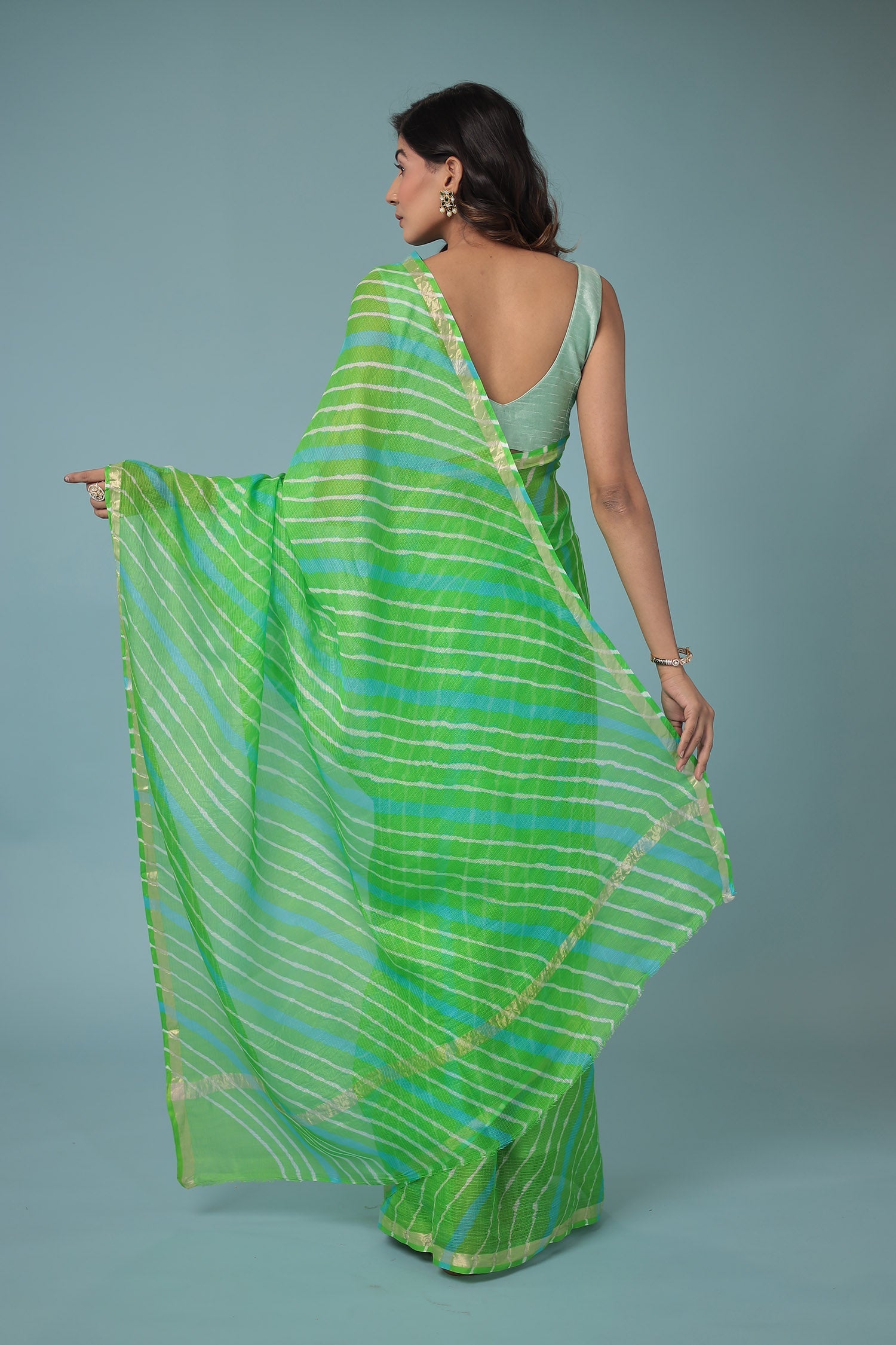Leheriya Kota Silk Saree