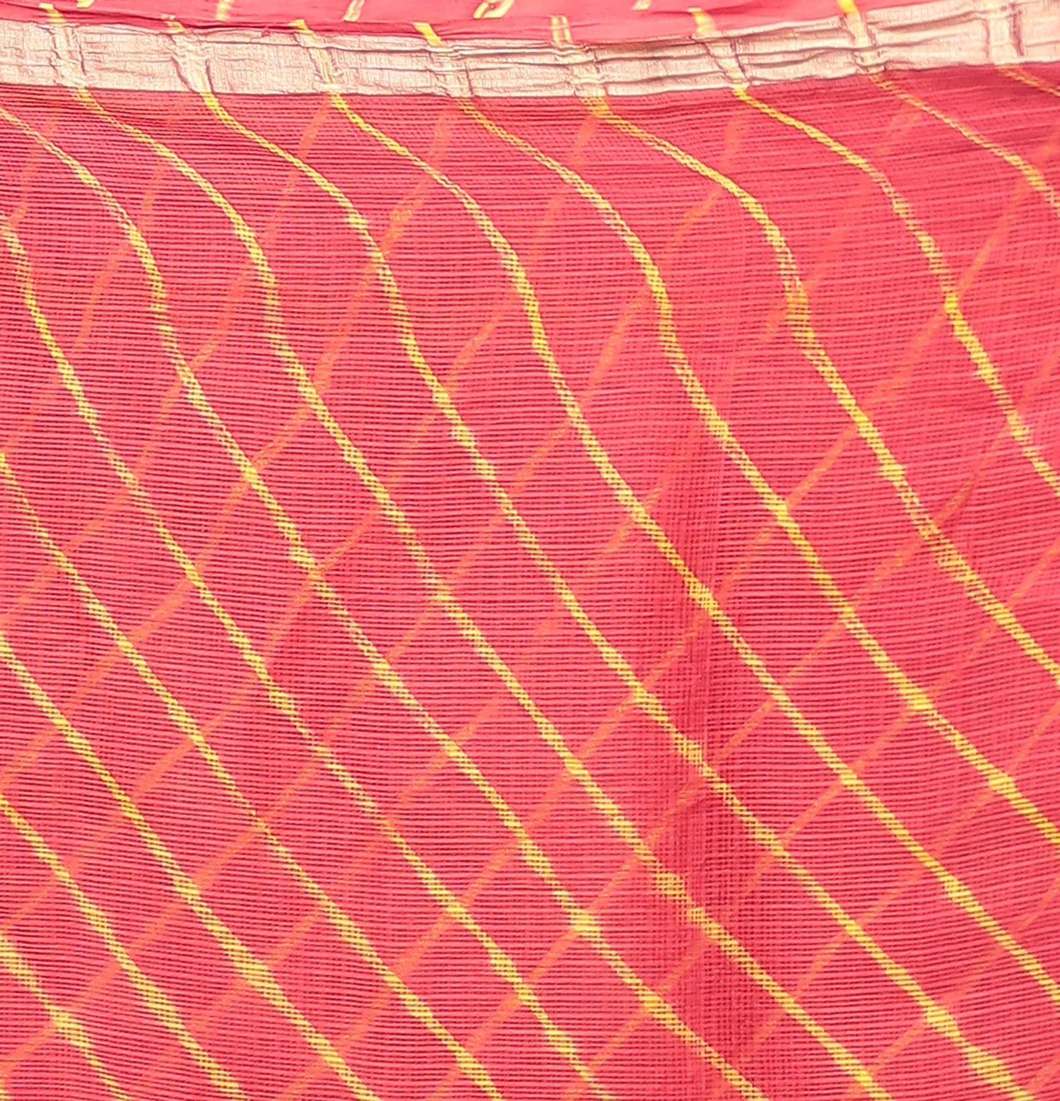 Kota Doria Cotton Leheriya Saree