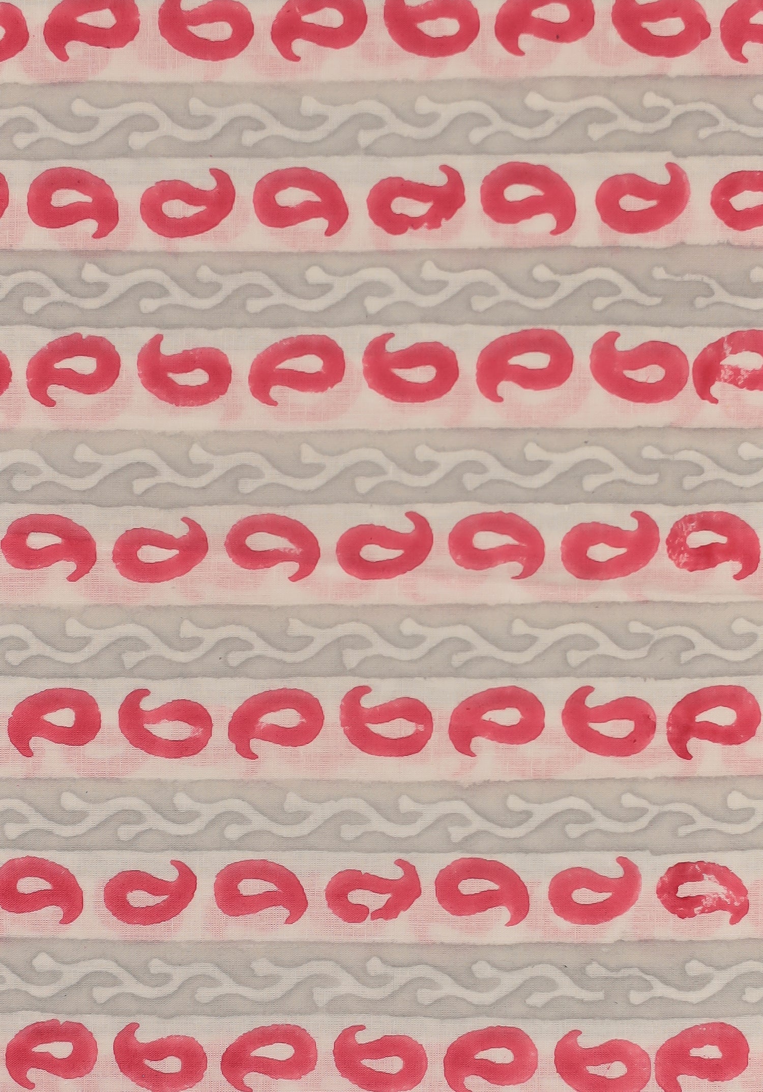 Printed Kota Doria Unstitched Suit with Gota Patti work