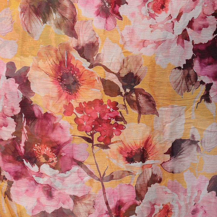 Printed Chiffon Saree