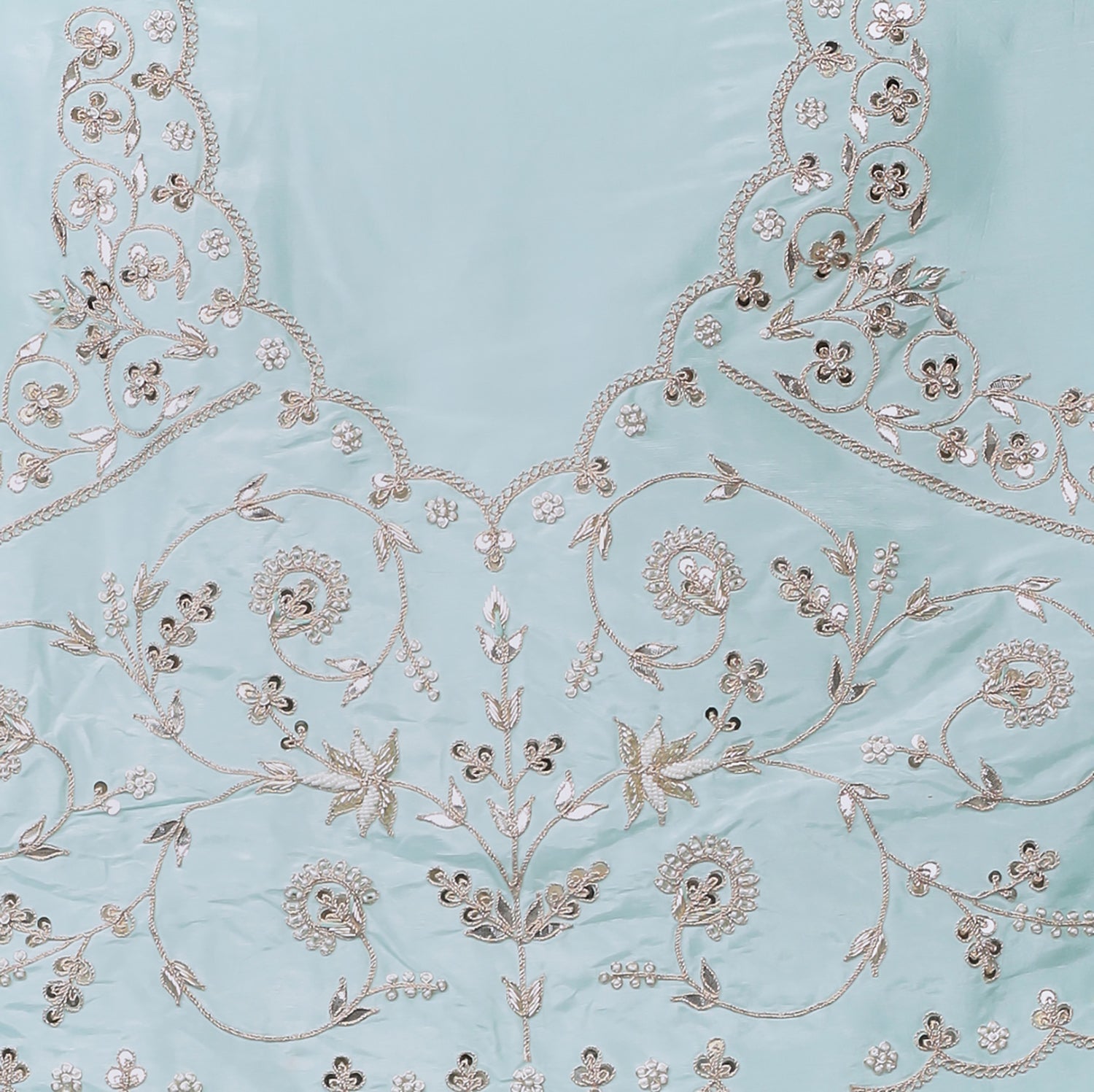 Organza Saree Embroidered with Dori and Zardozi work