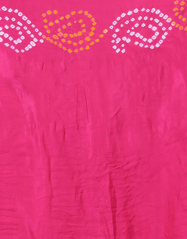 Bandhej Ghatchola Silk Saree with Zari work