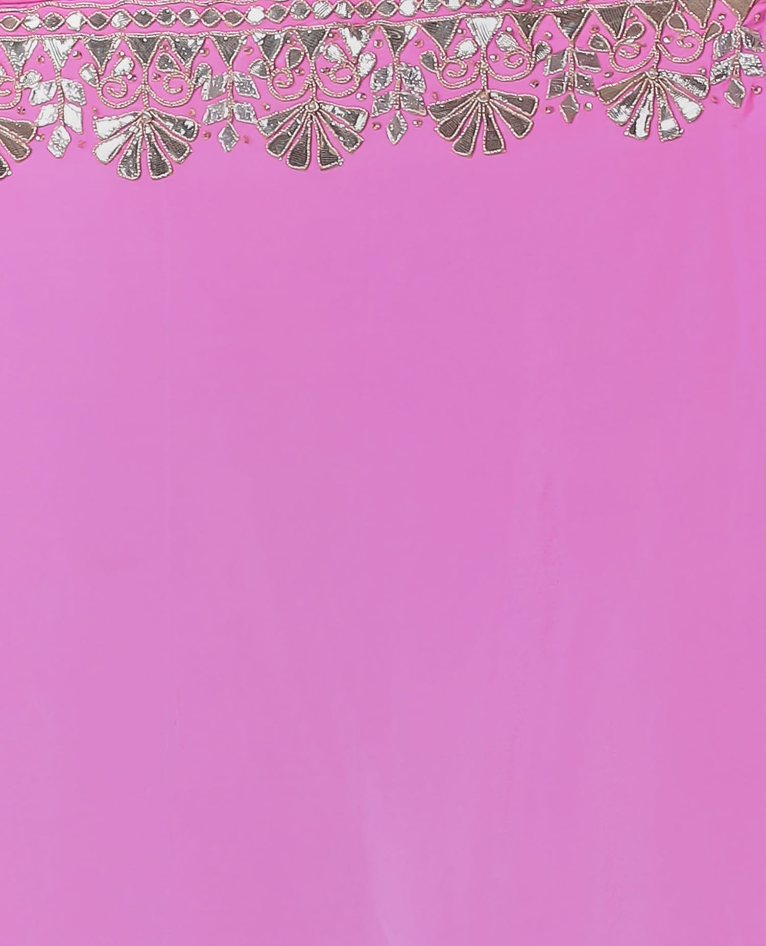 Georgette Leheriya Saree Enhanced with Gota Patti work