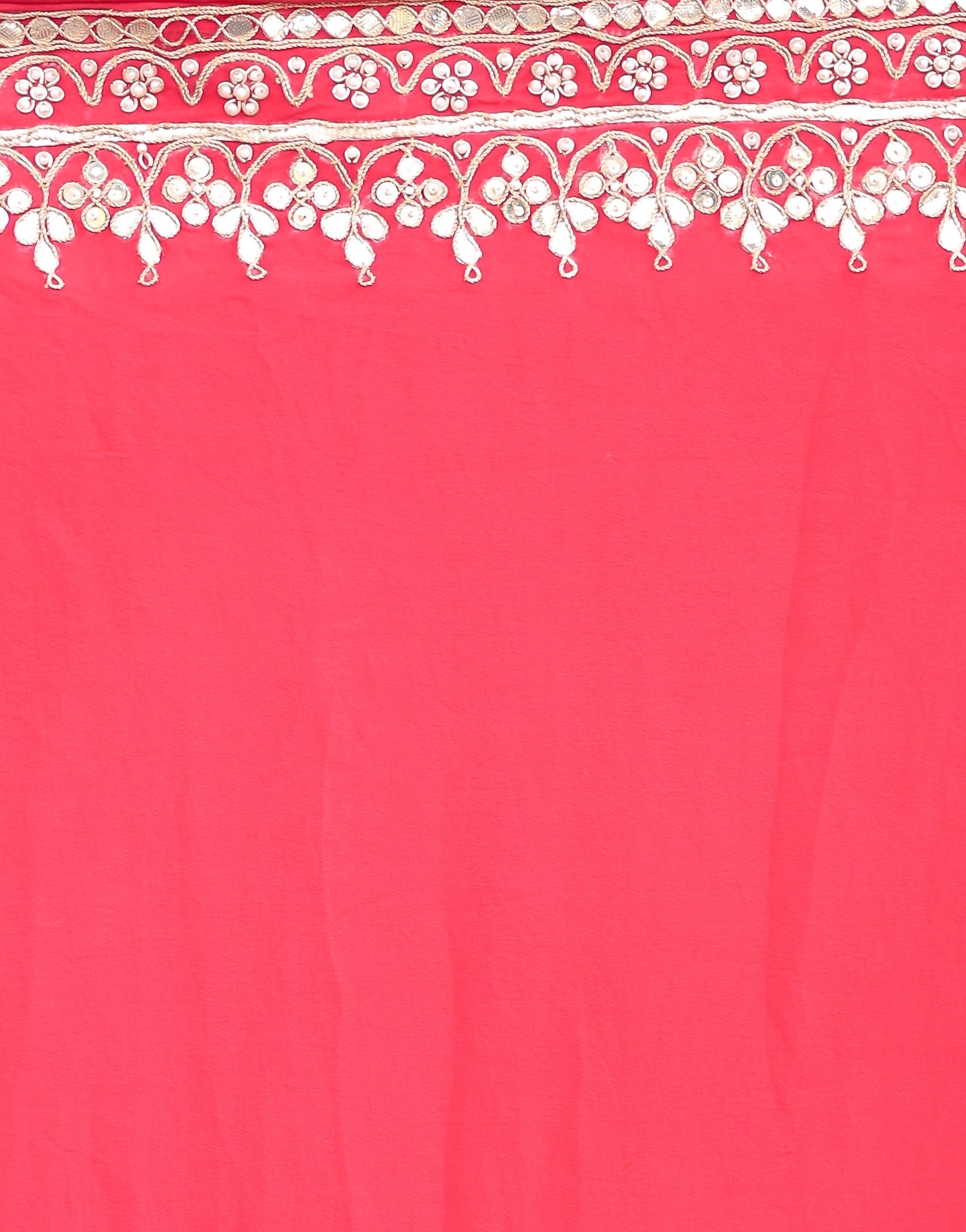 Leheriya Georgette Saree with Dori and Gota Patti work